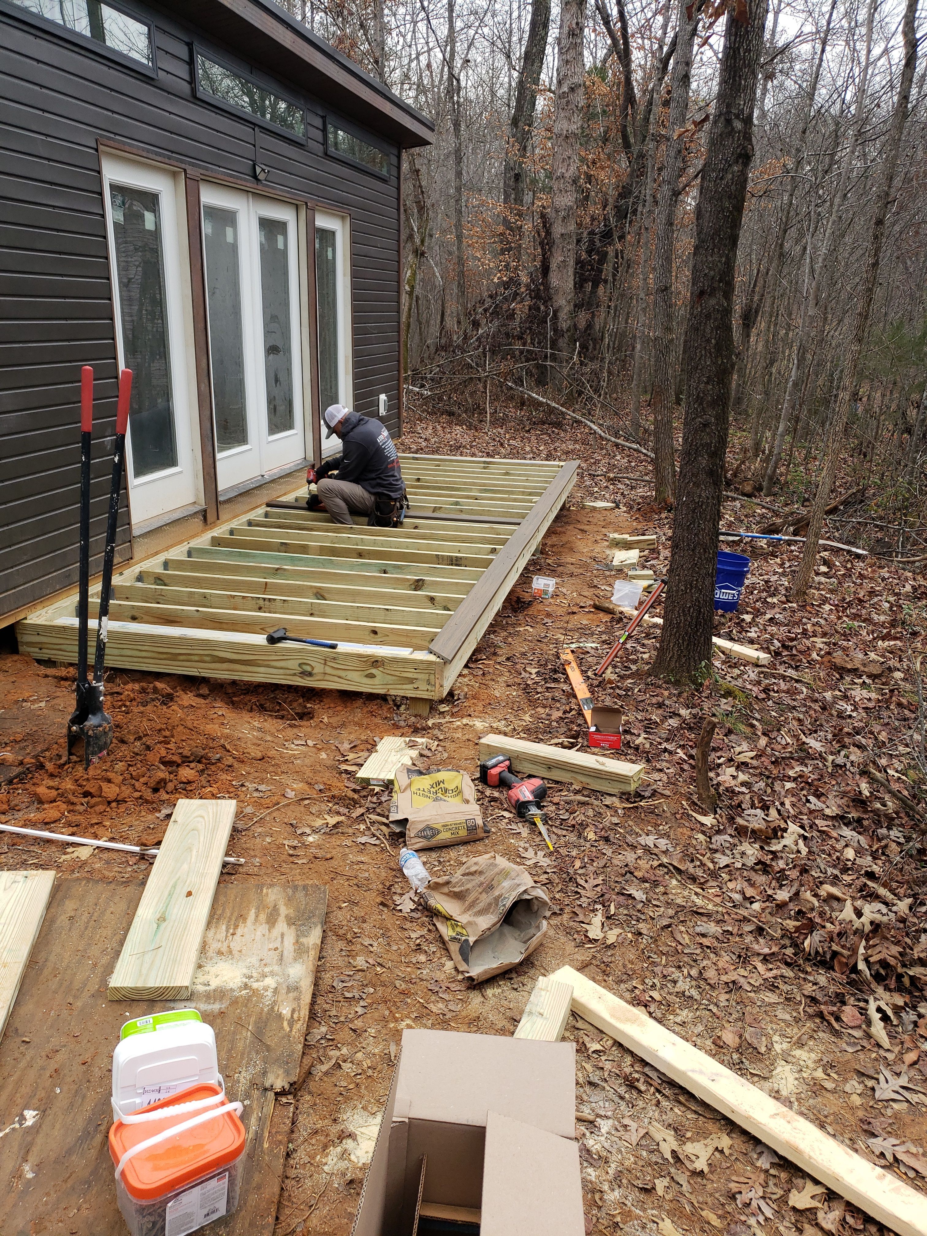 Low-Profile Composite Deck Build by A Step Above Handy LLC 