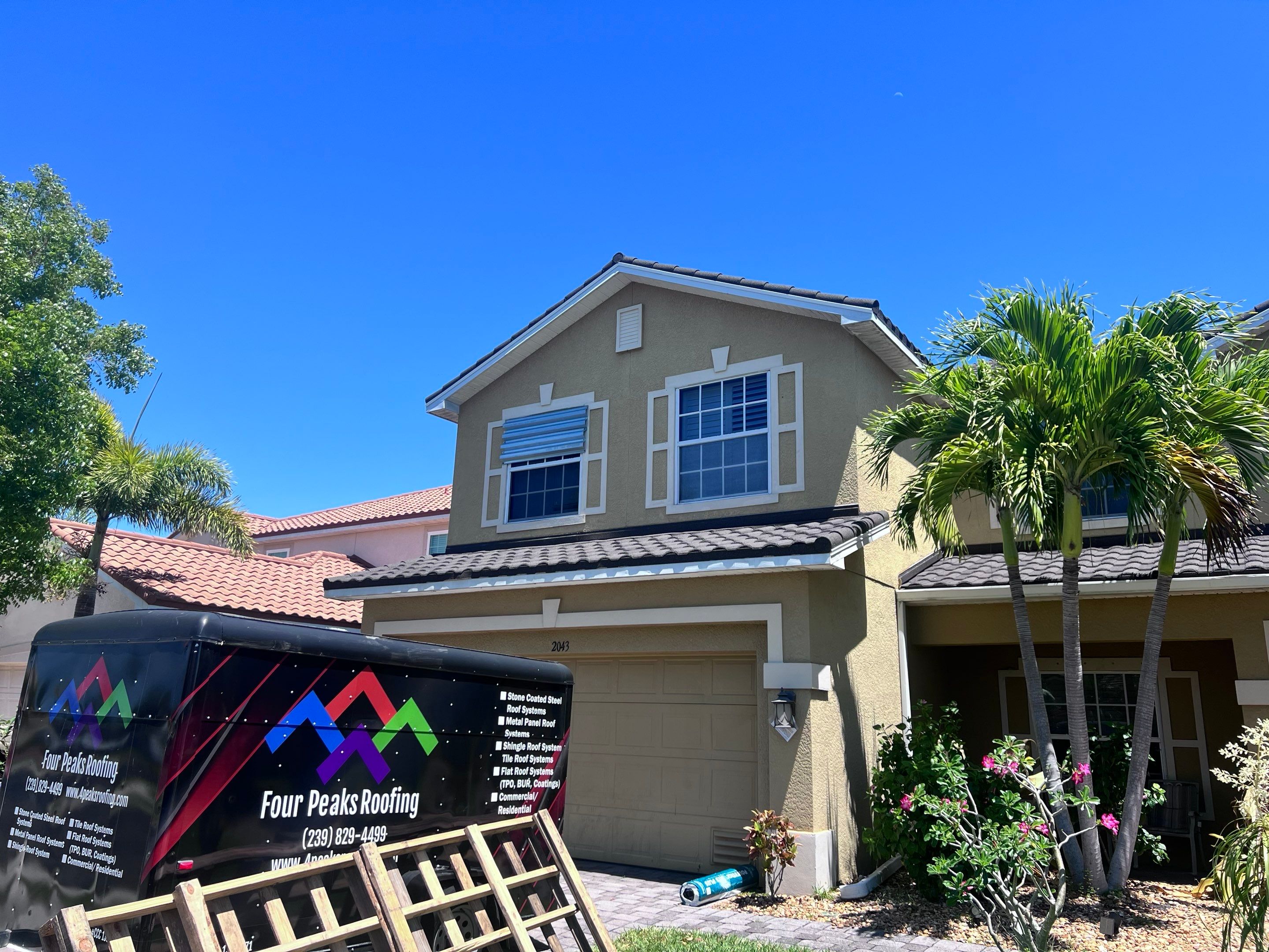 Residential Roofing Installation using Westlake (Boral) Stone Coated Steel by Four Peaks Roofing