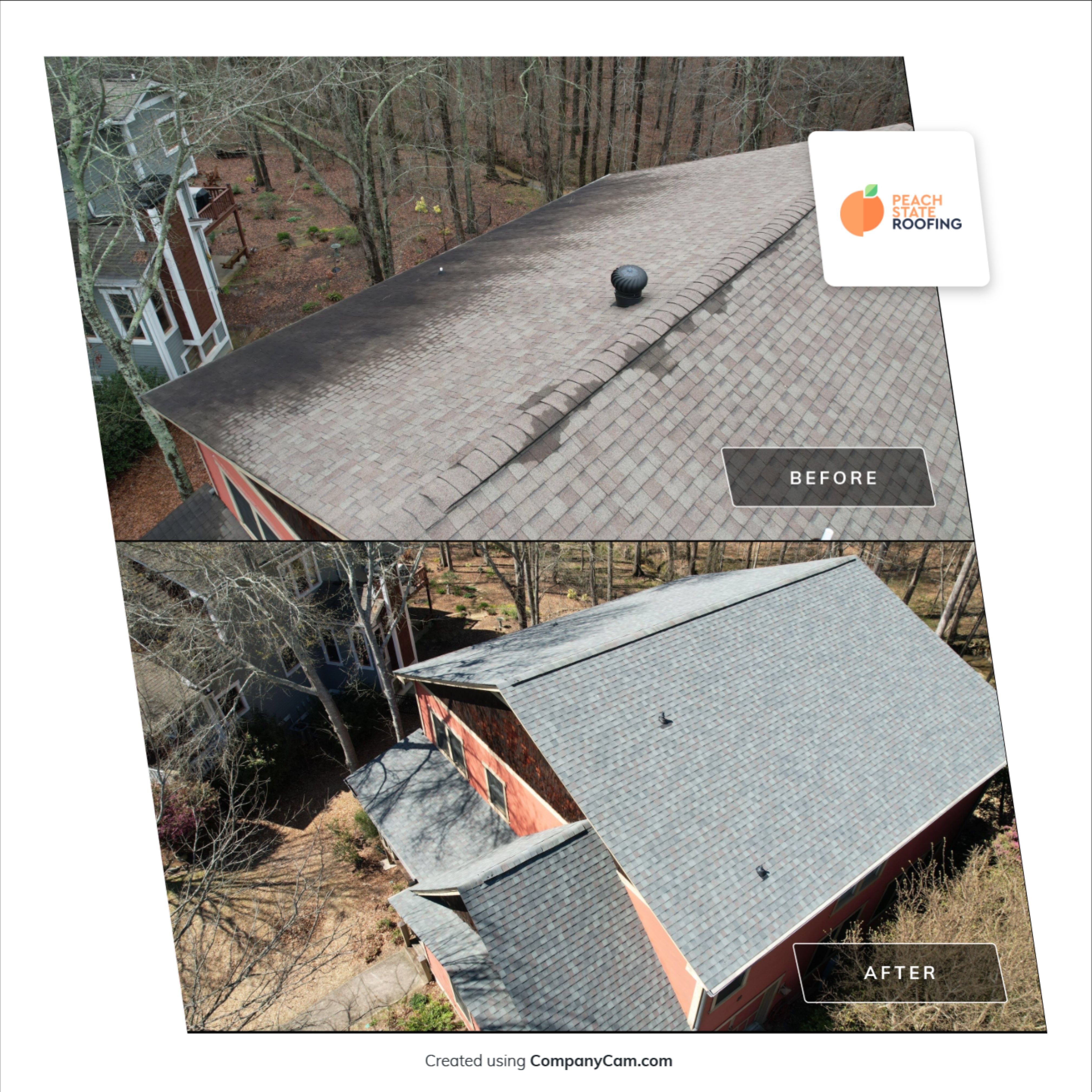 Roof Replacement using Atlas Pinnacle Pristine - Summer Storm by Rainstoppers Roofing