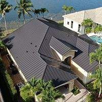 24ga 1.5" Mechanical Seam Dark Bronze  by Total Roofing System The Metal Roof Experts