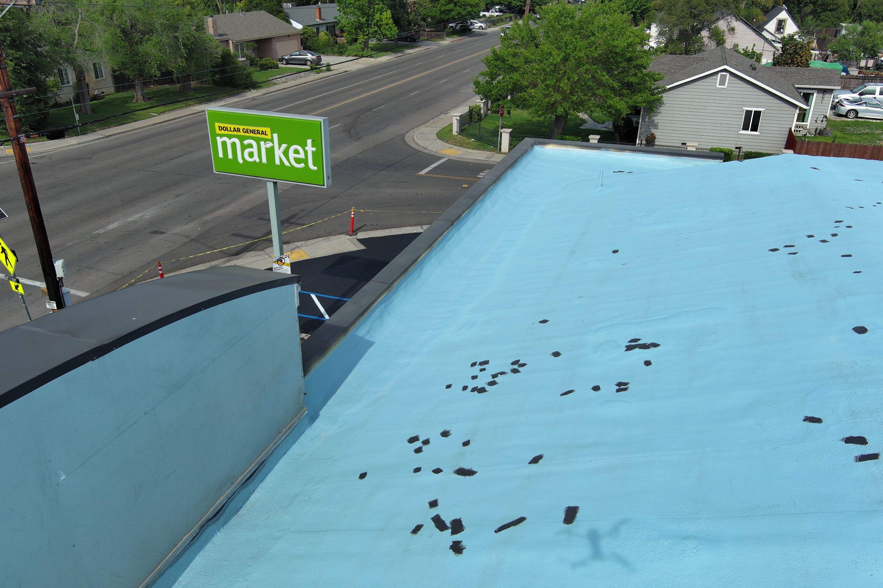 Foam Refurbish using Conklin Benchmark/PUMA XL coatings and spray foam by Straight Edge Roofing Inc