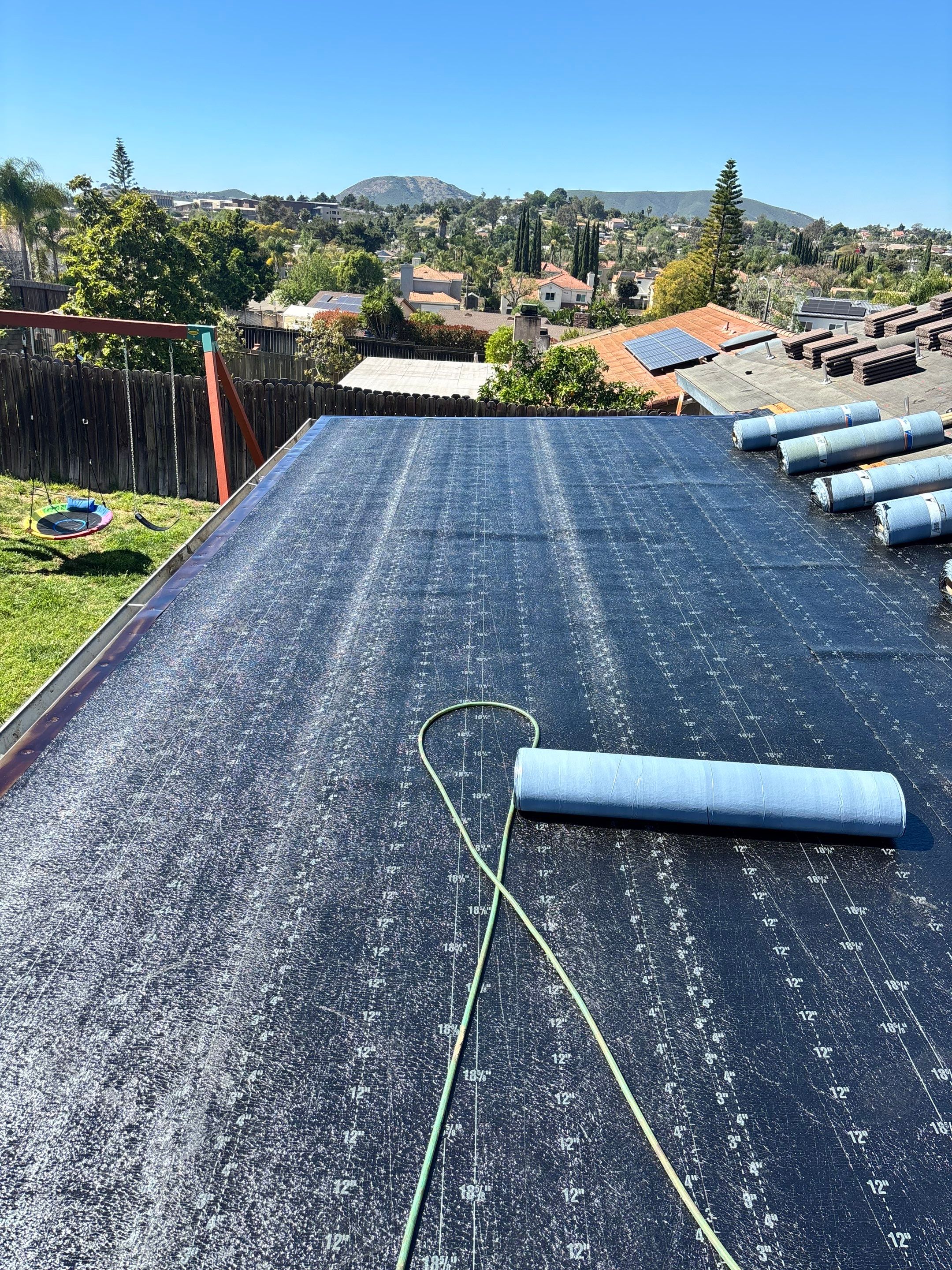San Marcos Tile Roof Lift and Lay with Solar Stanchion Upgrade by Zenith Roofing Services