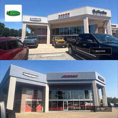 Commercial Exterior Remodel for Automotive Dealership in Gallatin