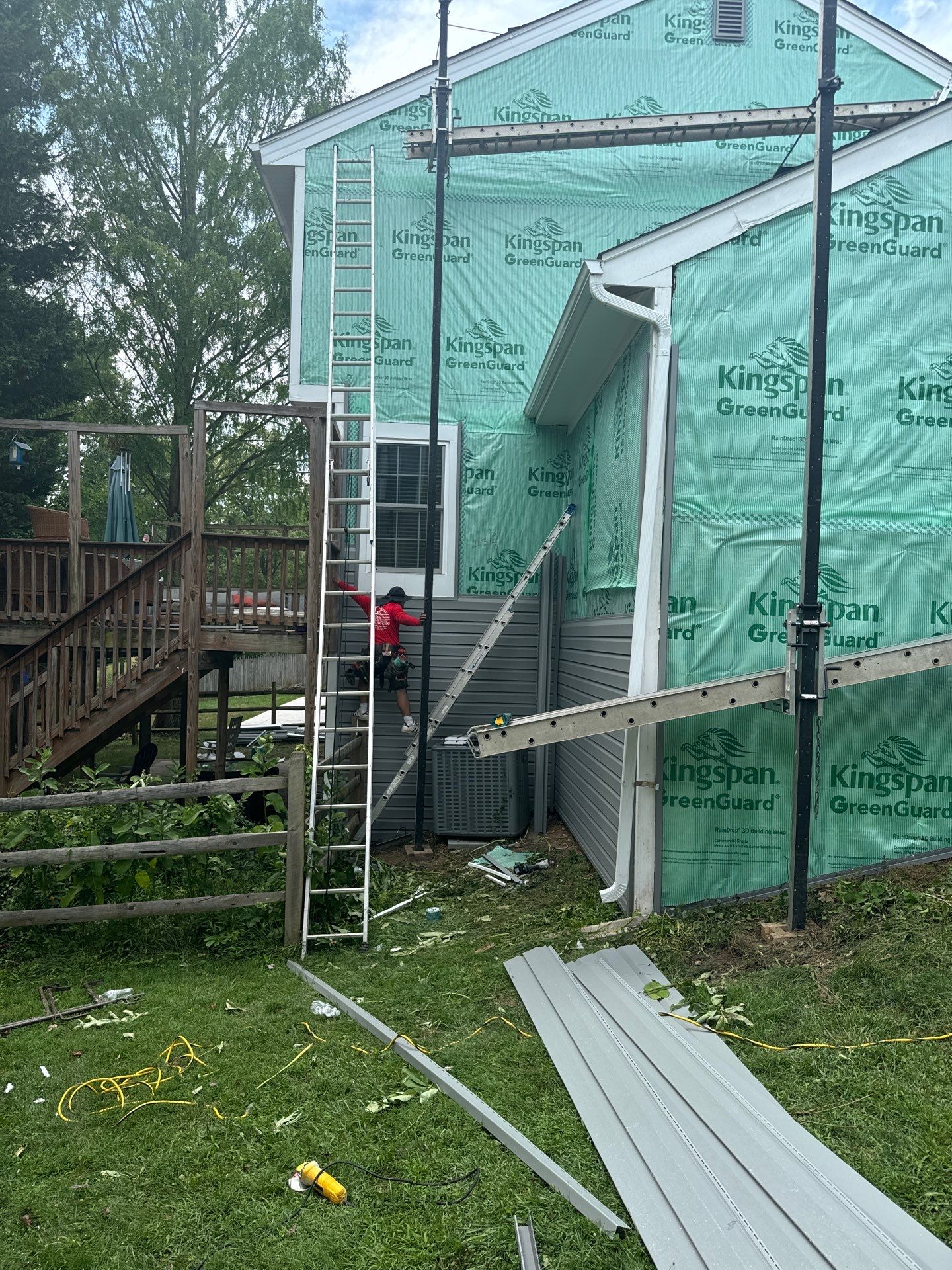 New Prodigy siding with One-piece insulated siding system & Exterior painting   by Alpha Design Services