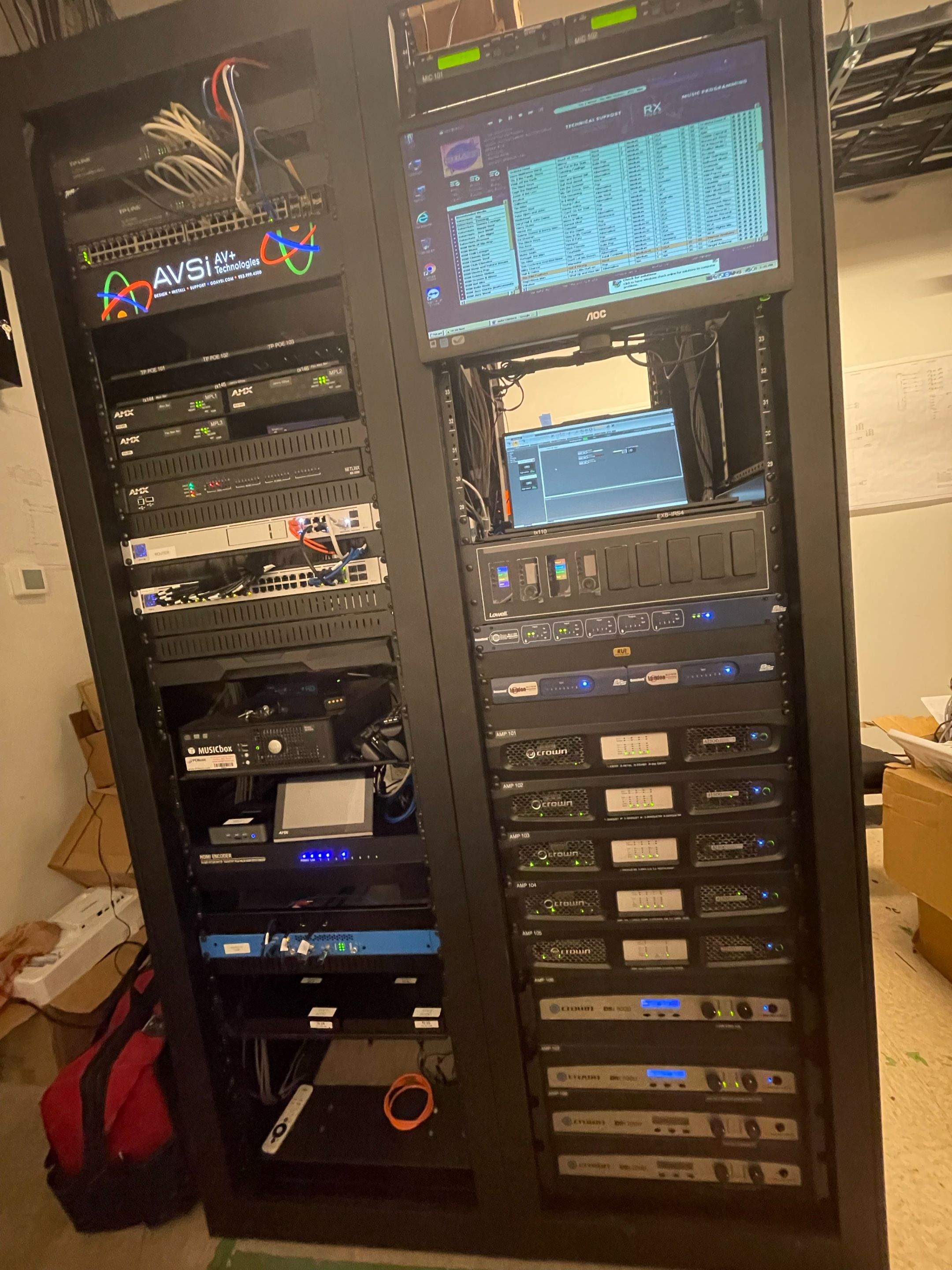 IP Video and Audio Upgrade in upscale Restaurant/Gaming Center by AVSi