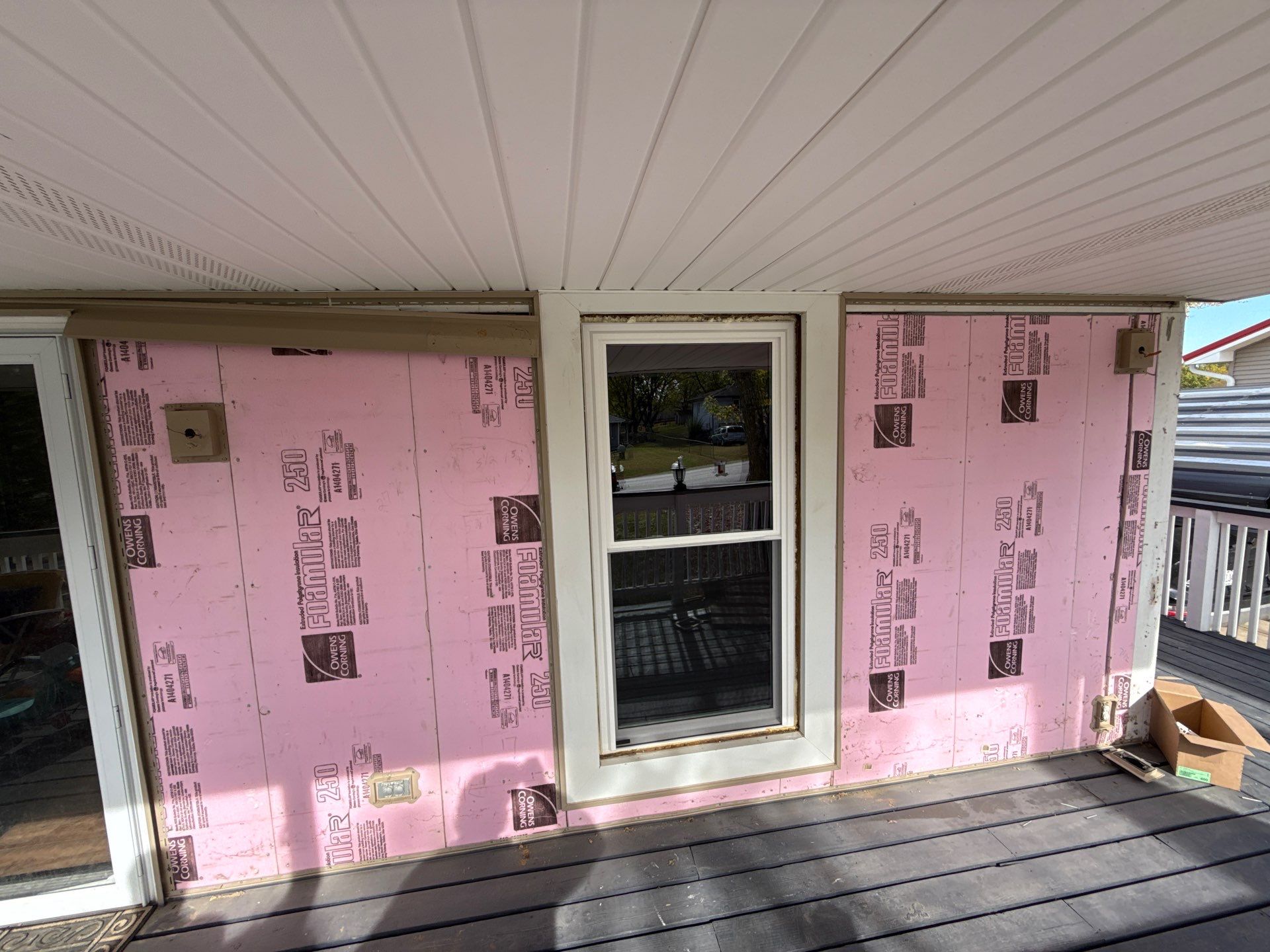 Out with the Old , in with the Blue  by EEC  Windows, Siding & Roofing 