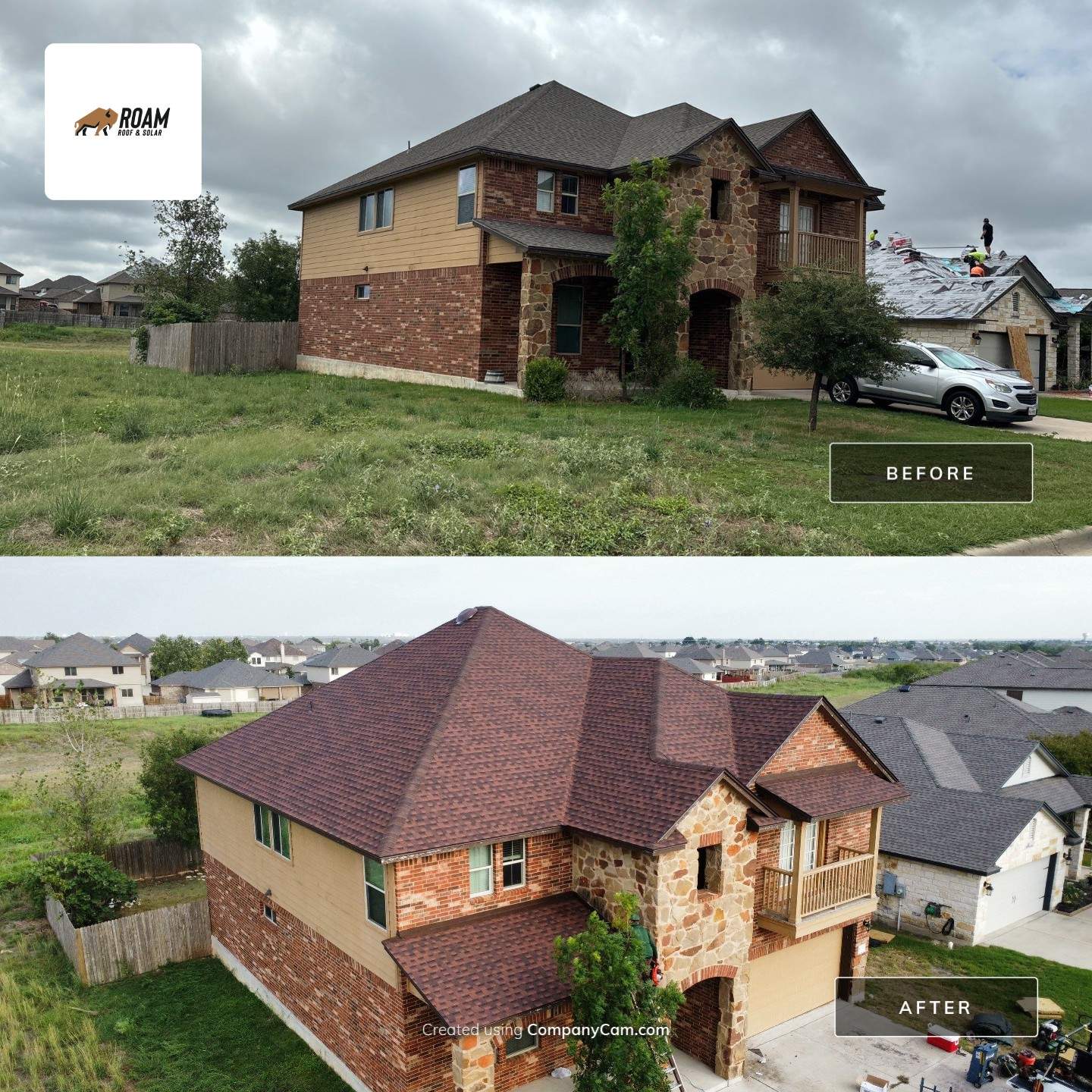 Roof Replacement in Temple by ROAM Roof & Solar