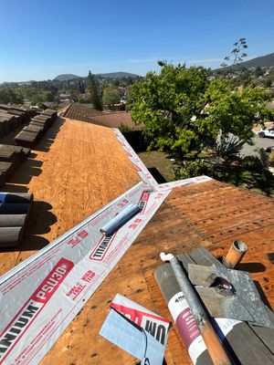 San Marcos Tile Roof Lift and Lay with Solar Stanchion Upgrade
