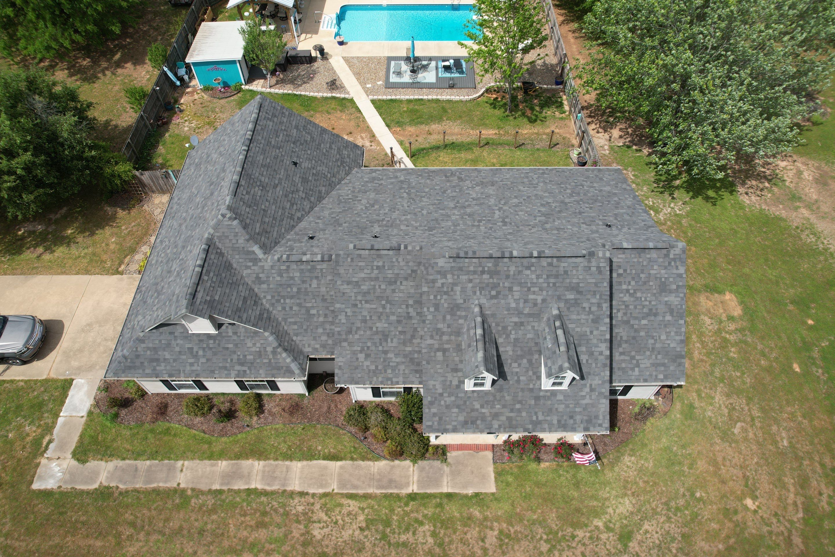 Residential Roofing Installation using Malarkey Vista by Hostetler Roofing