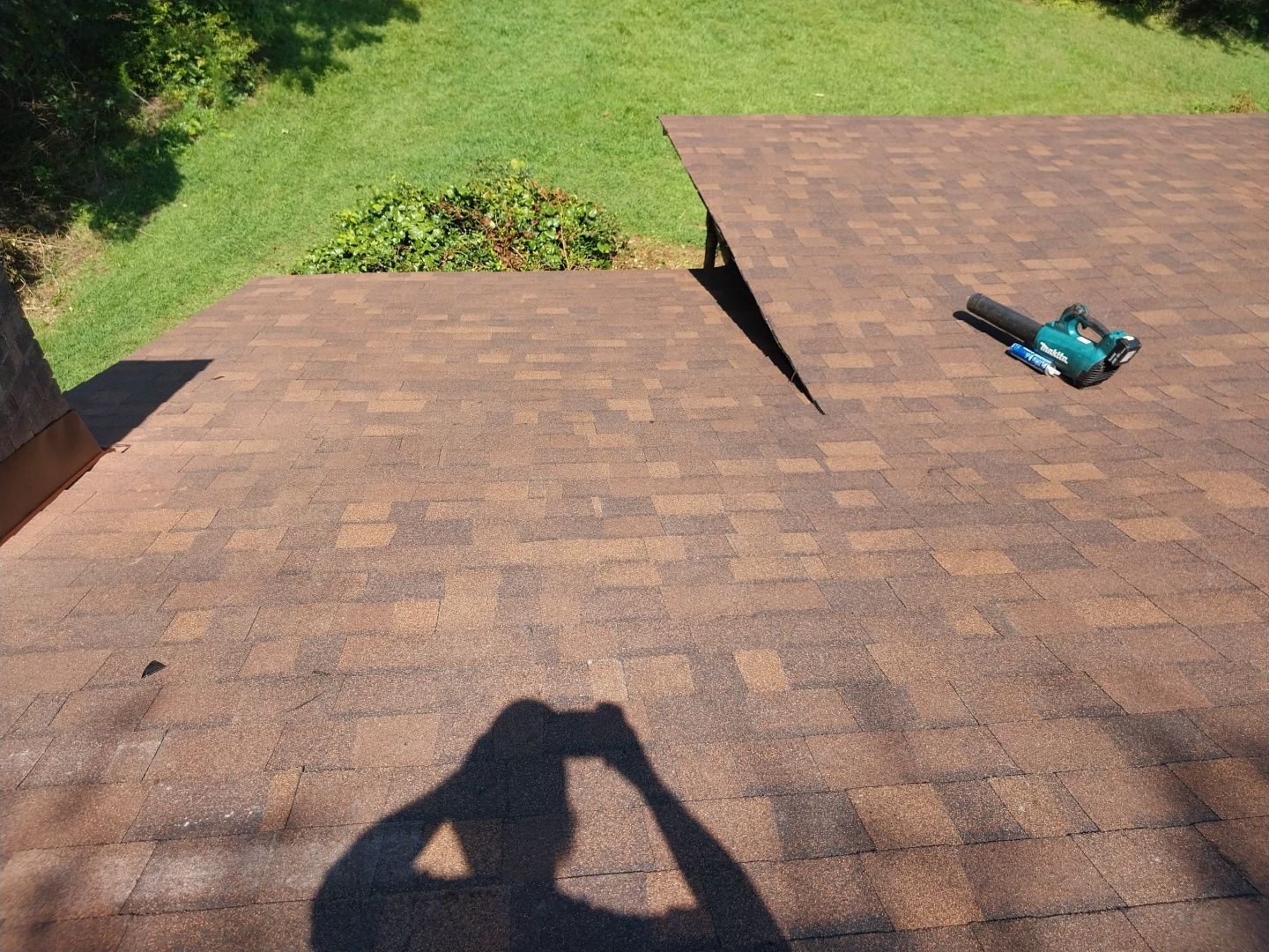 Syler roofing job by BROCK BUILDERS 