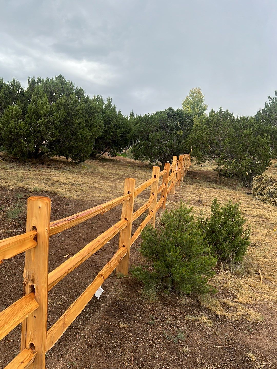 Residential using Split-rail by Valley Fence Company