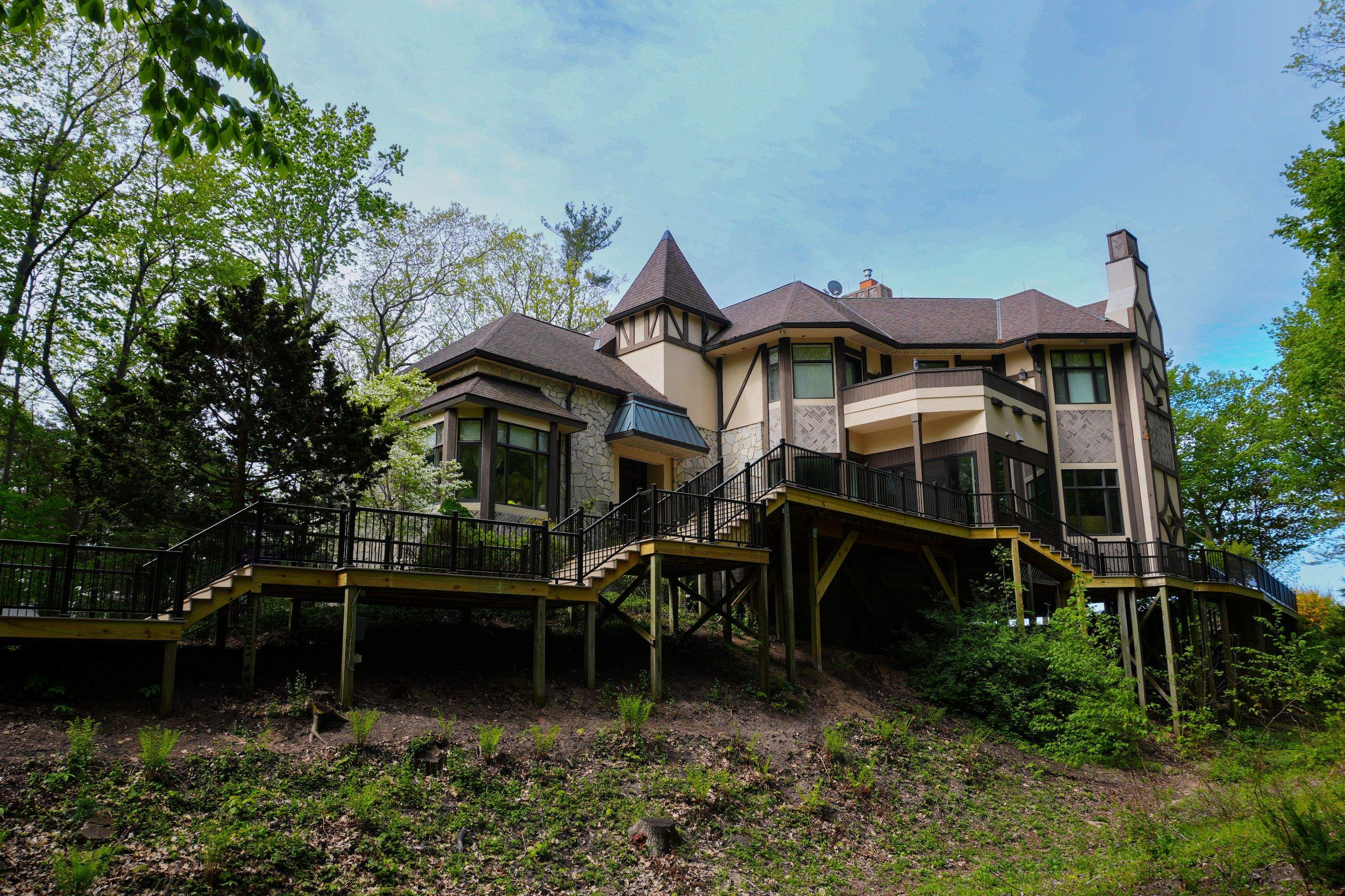 Custom Multi-Level Deck in Grand Haven by Cutting Edge Homes