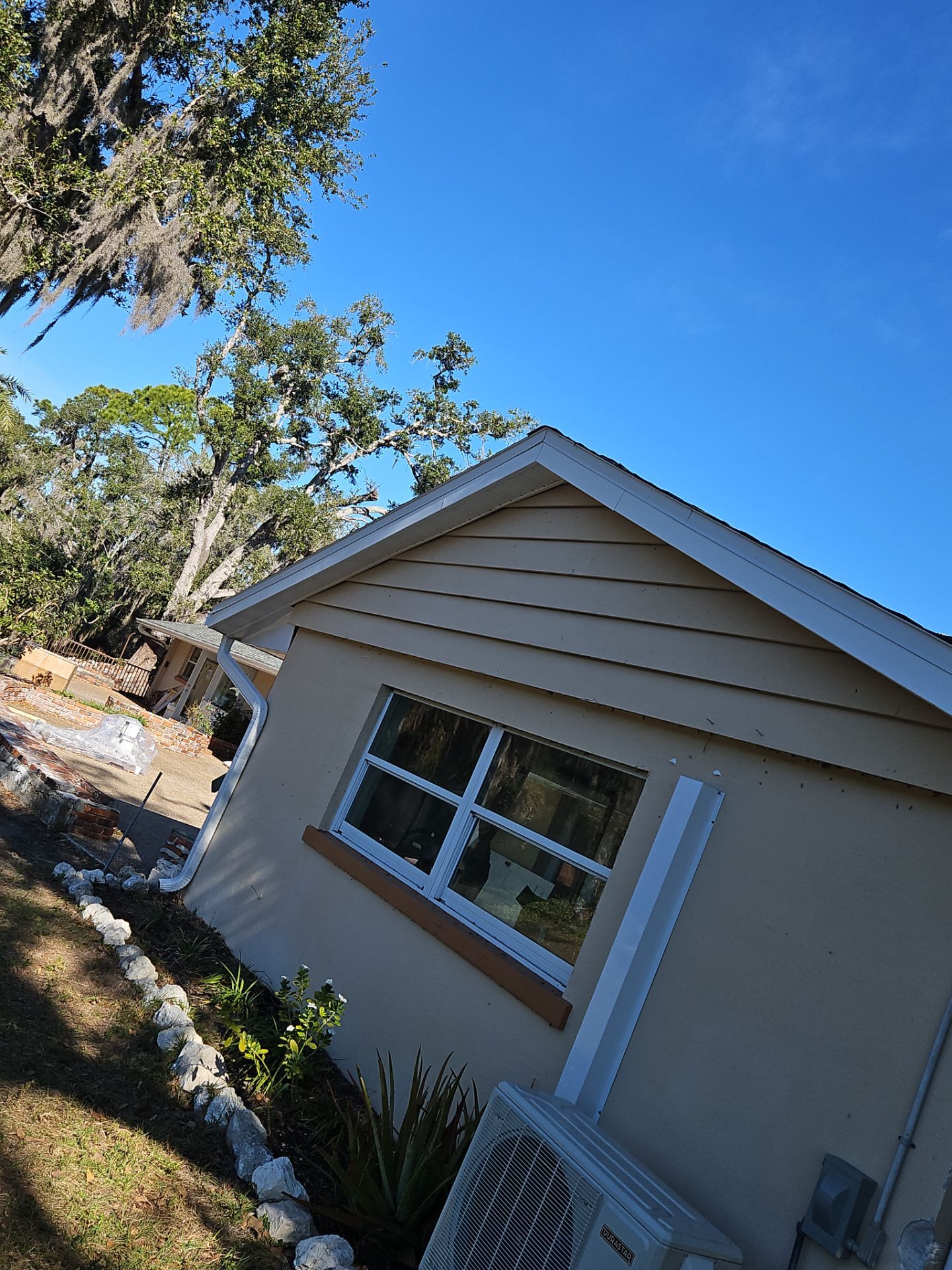 Soffit and Fascia Installation and Smooth Box Gutters and Downspouts in Sarasota FL by Gutter Professors