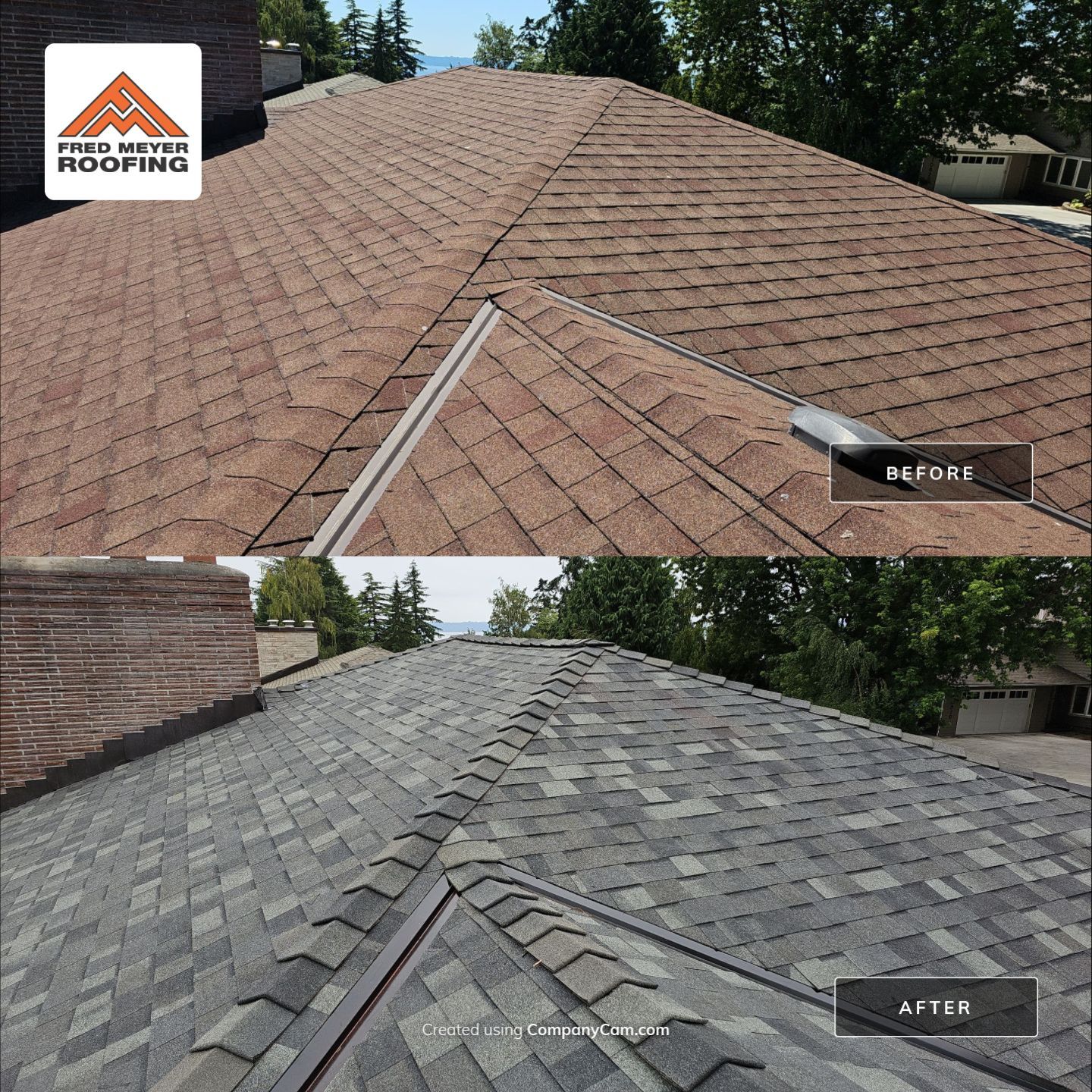 Roof Project in Seattle by Fred Meyer Roofing