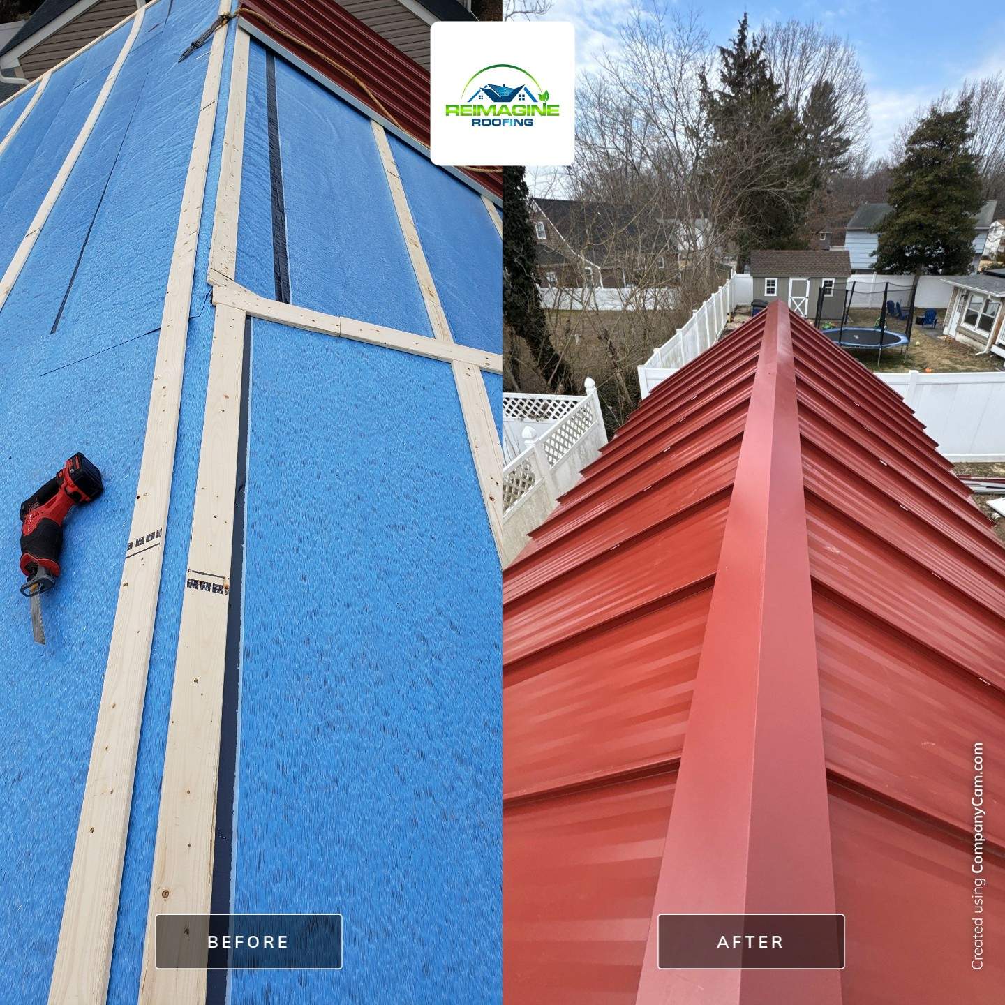  Colonial Red Standing Seam by Reimagine Roofing
