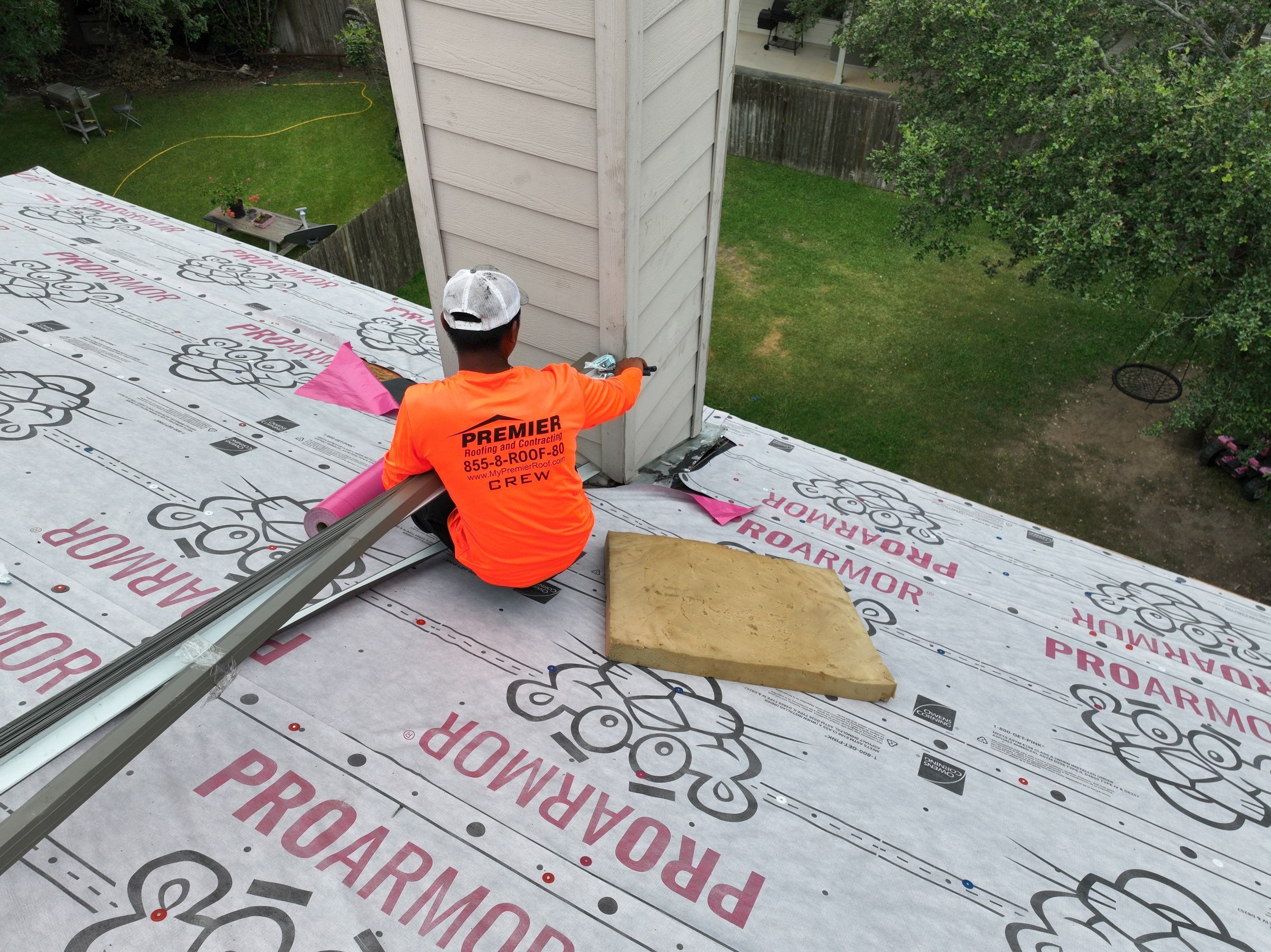 Residential Roof Replacement by Premier Roofing and Contracting