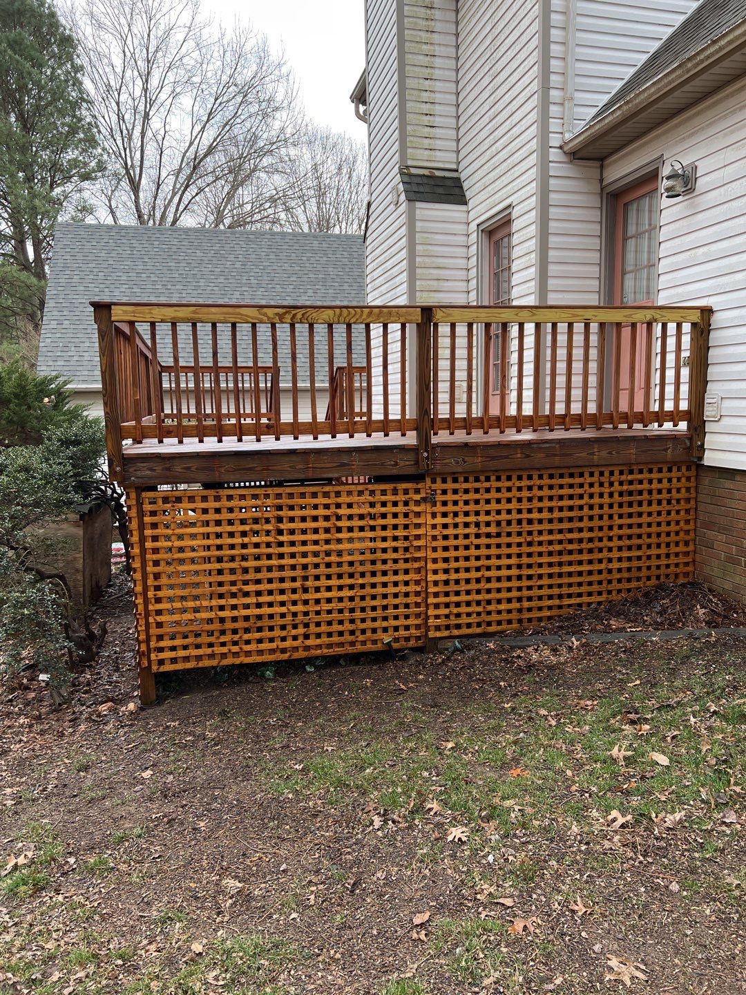 Coated Deck using Wood Sealant by DuraSeal