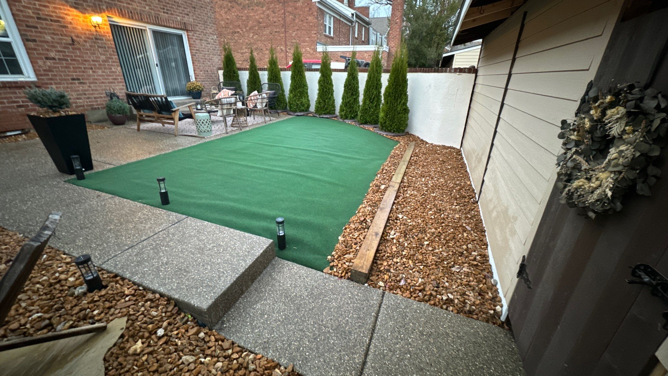 Courtyard Overhaul by Reisenberg’s Lawn & Landscape, LLC