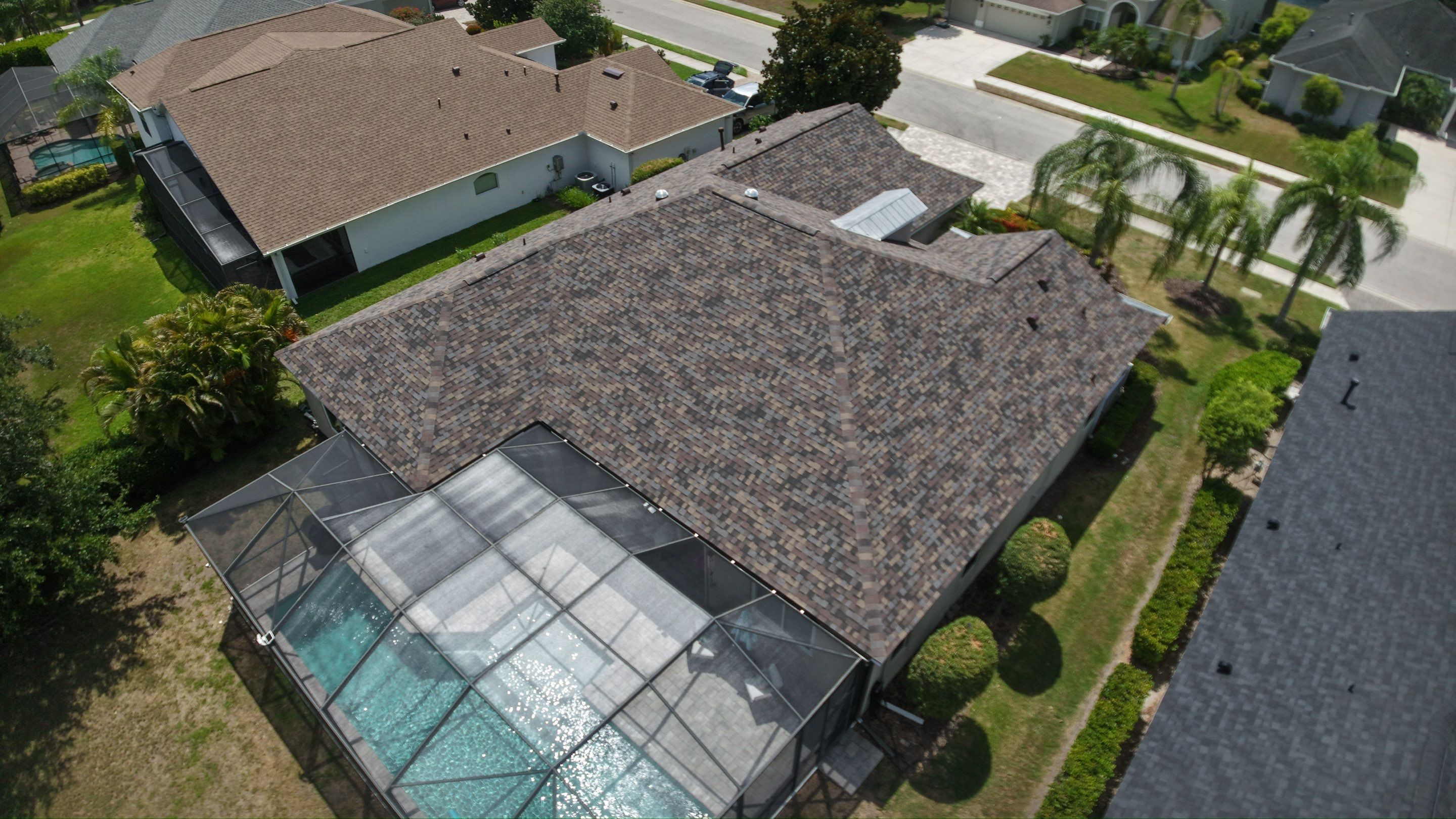 Architectural Summer Harvest Asphalt Shingle Roof Replacement in Bradenton, Florida by Trinity Restoration and Roofing LLC
