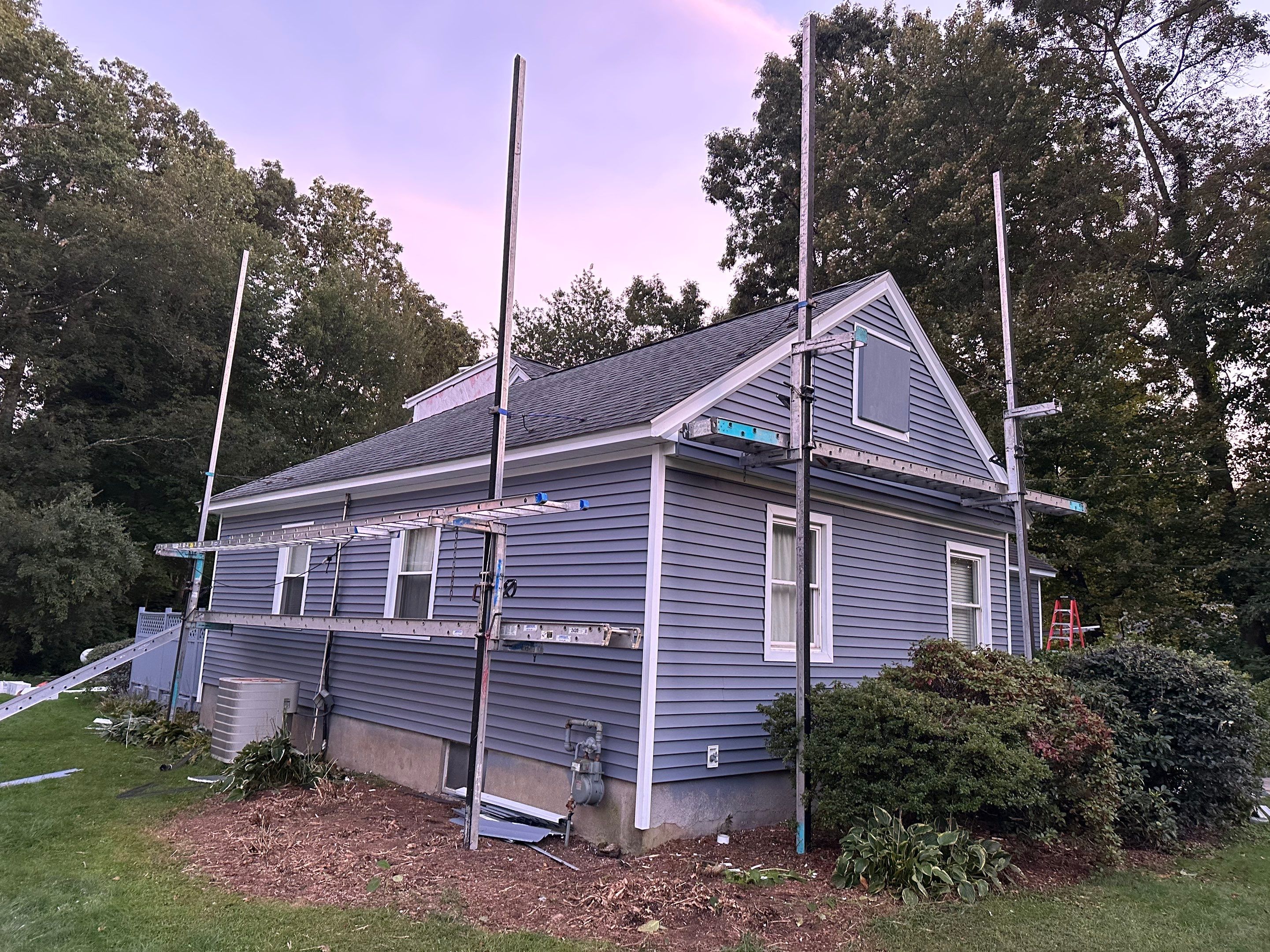 Siding Installation using Certainteed Monogram Flagstone by A Plus Exterior