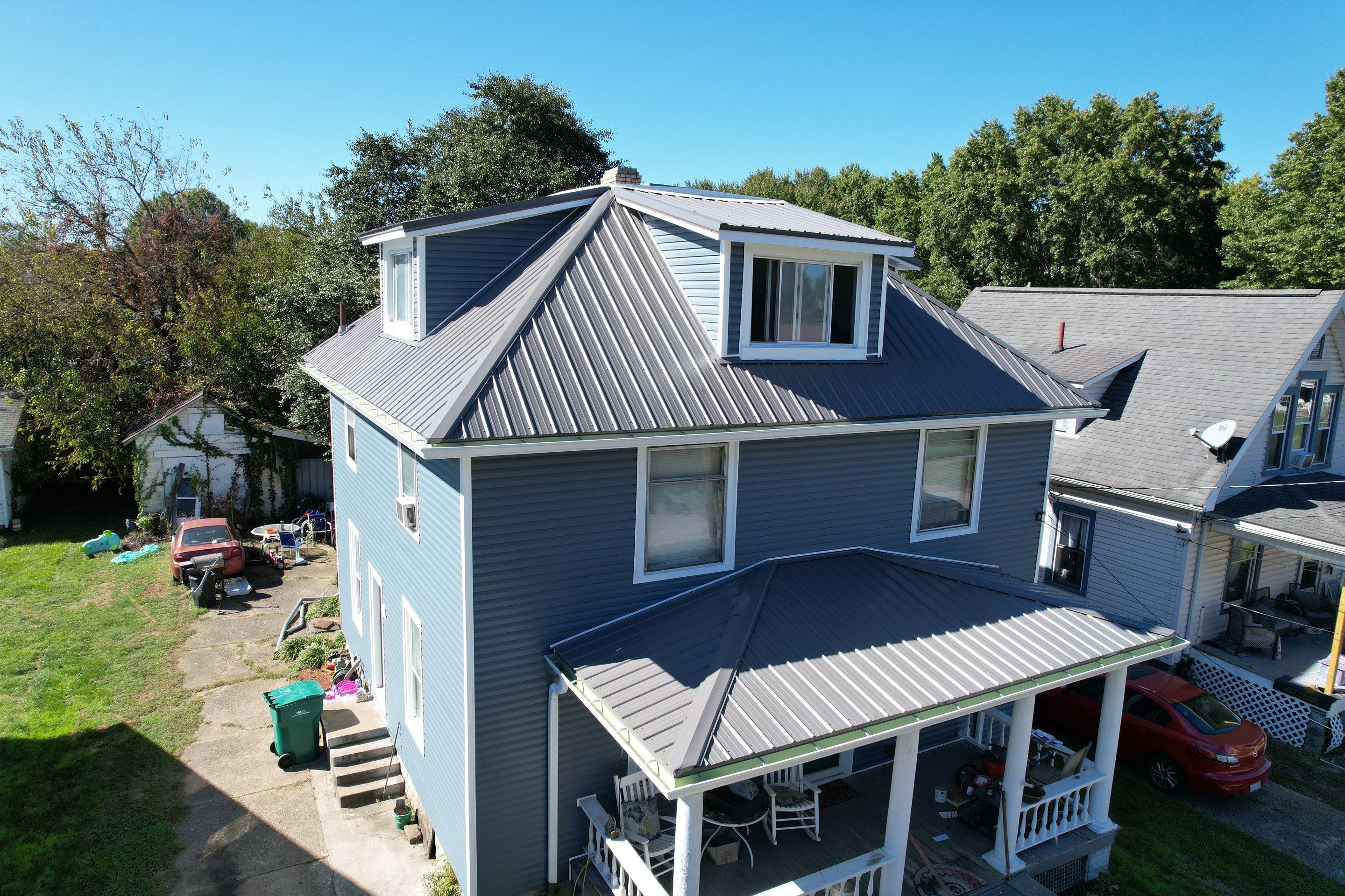 Residential Roofing Installation using Metal by Rainstoppers Roofing