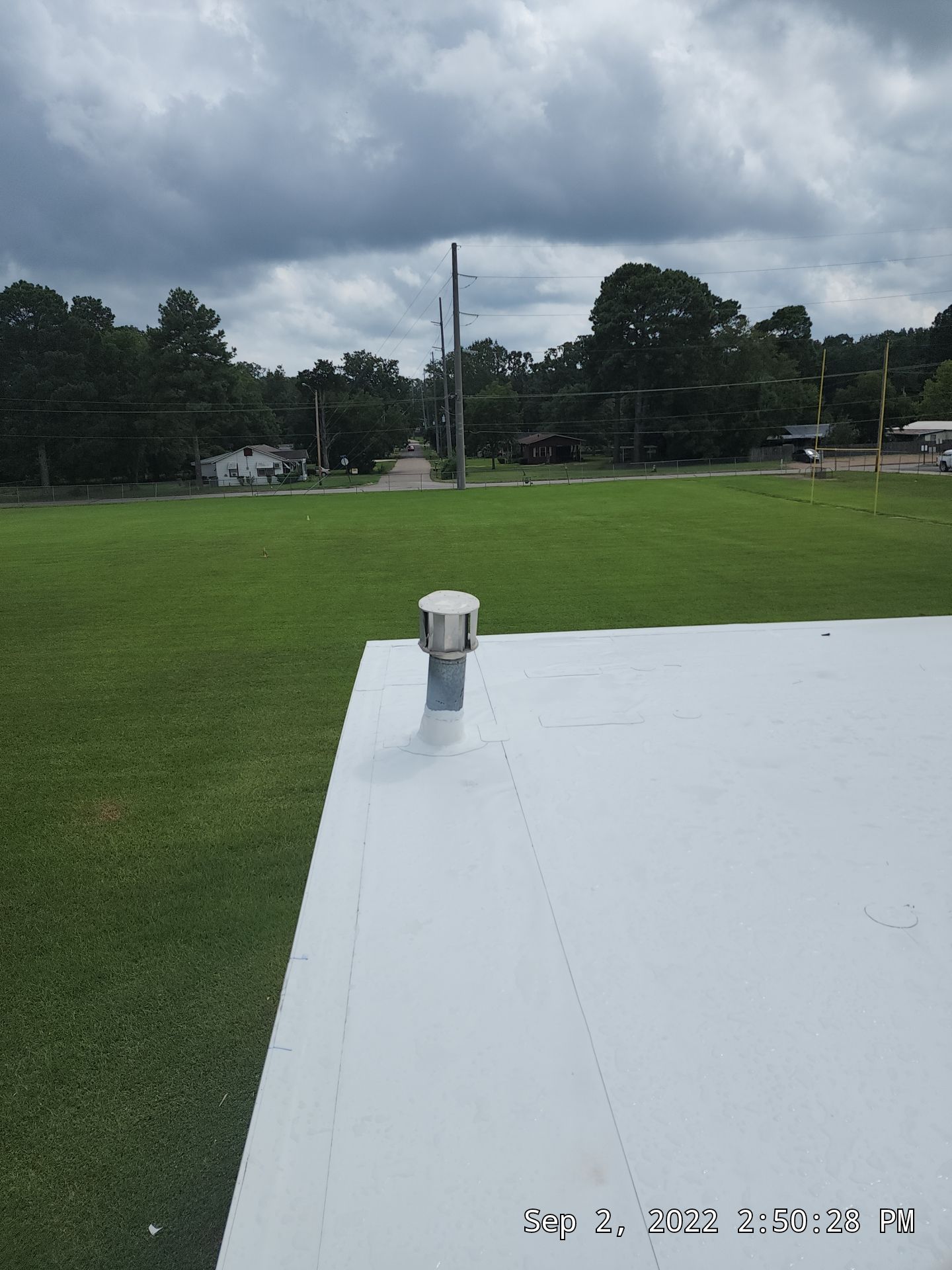 Commercial Roofing Installation using 60 mil PVC by Hostetler Roofing