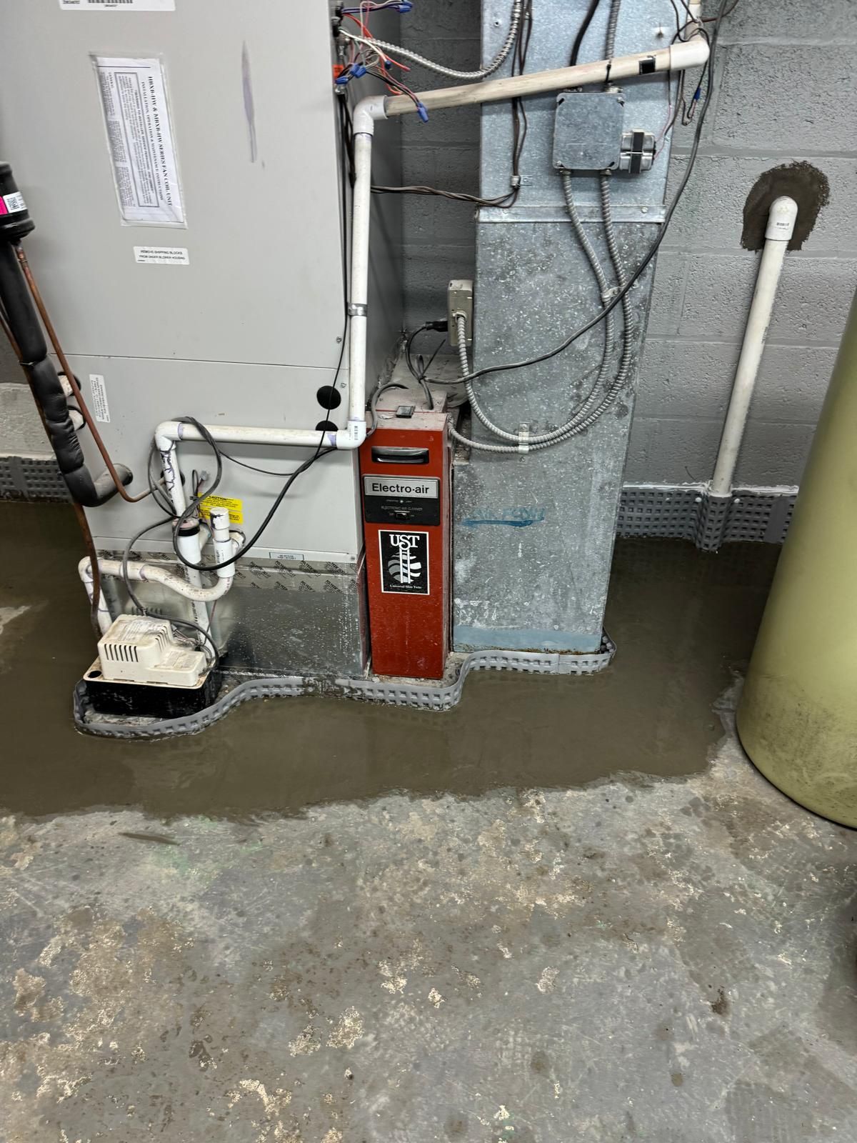 Interior French Drain Basking Ridge NJ by Pure Service Pro, LLC 
