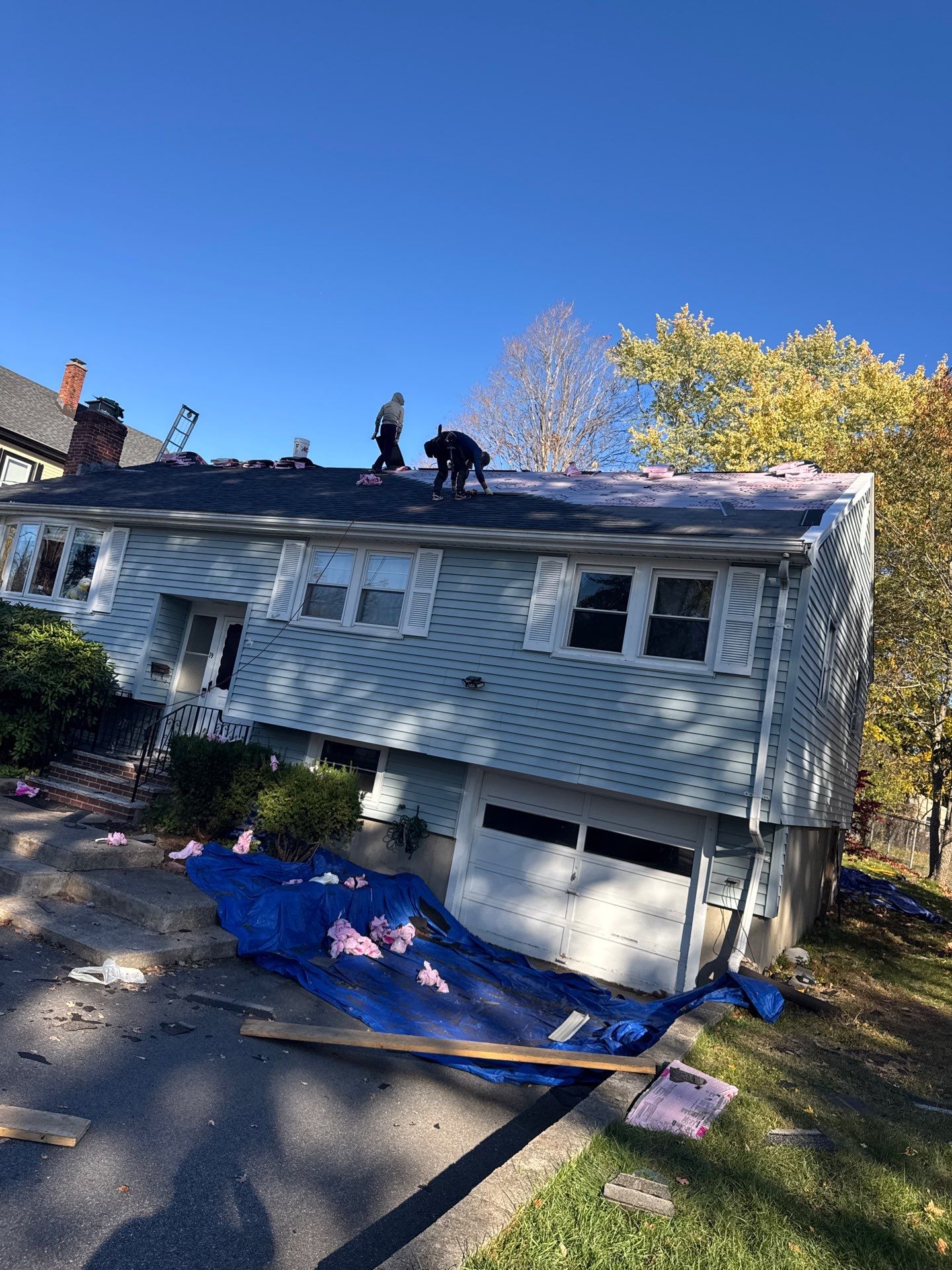 Full Roofing, Chimney, and Gutter Renovation | Woburn, MA by Mighty Dog Roofing of Greater Middlesex County
