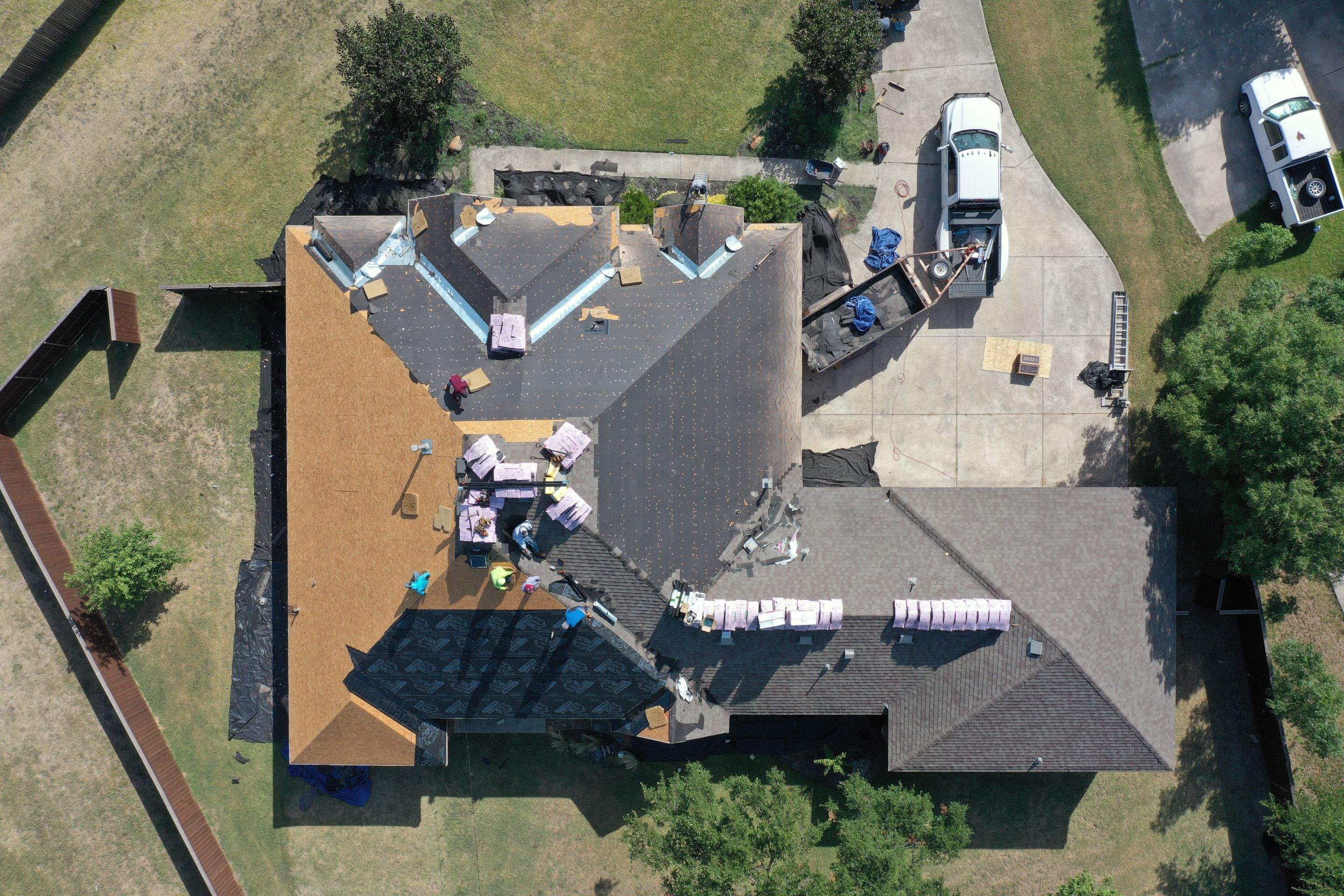 Residential Roof Replacement using OC by Action Exteriors Austin