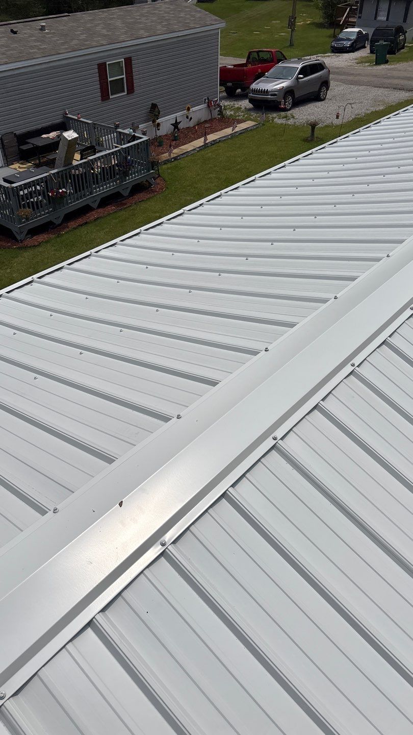 Residential Roofing Installation using Metal by Rainstoppers Roofing