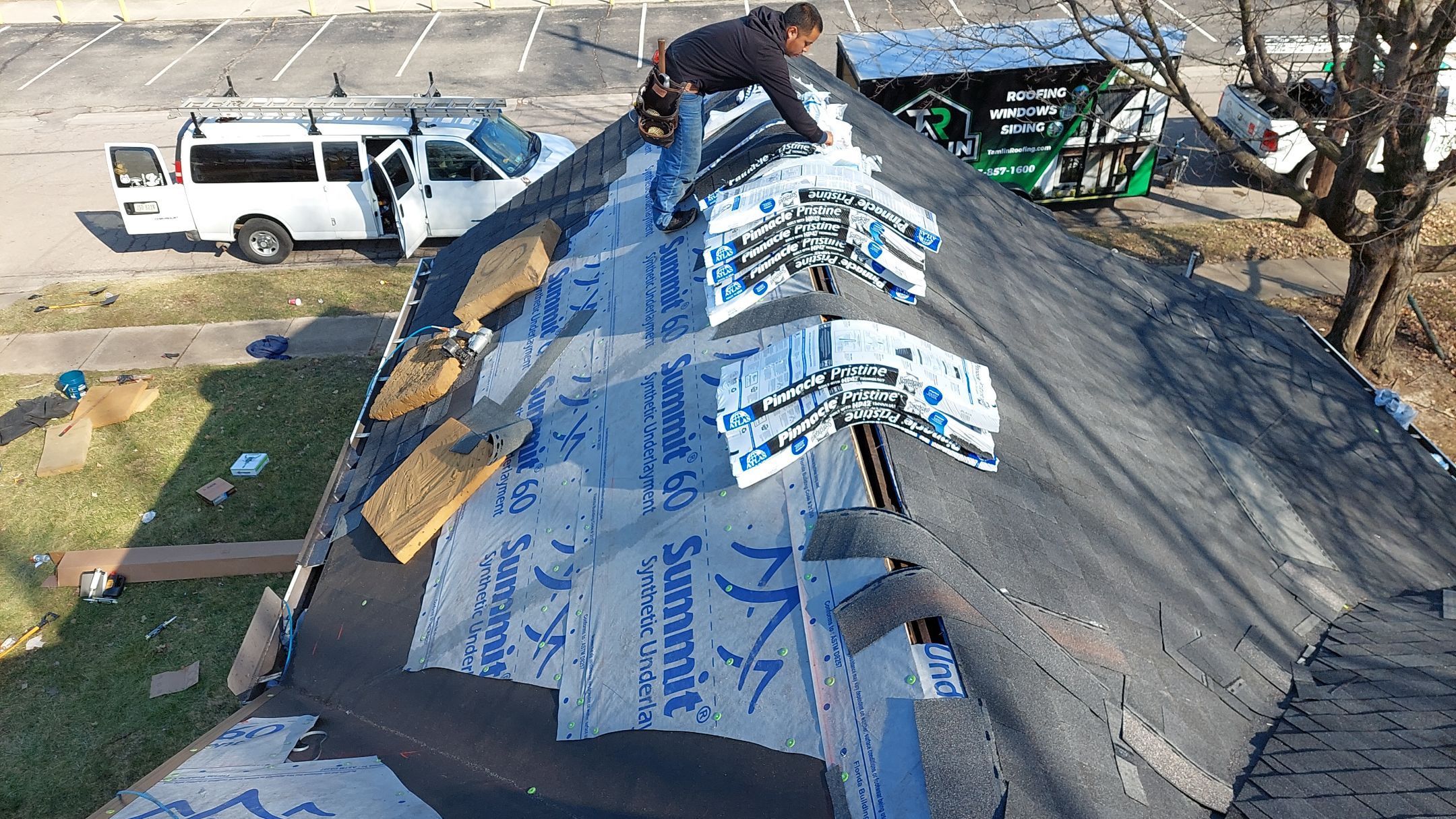 3 Layers and full Re-Deck!!!! by Tamlin Roofing