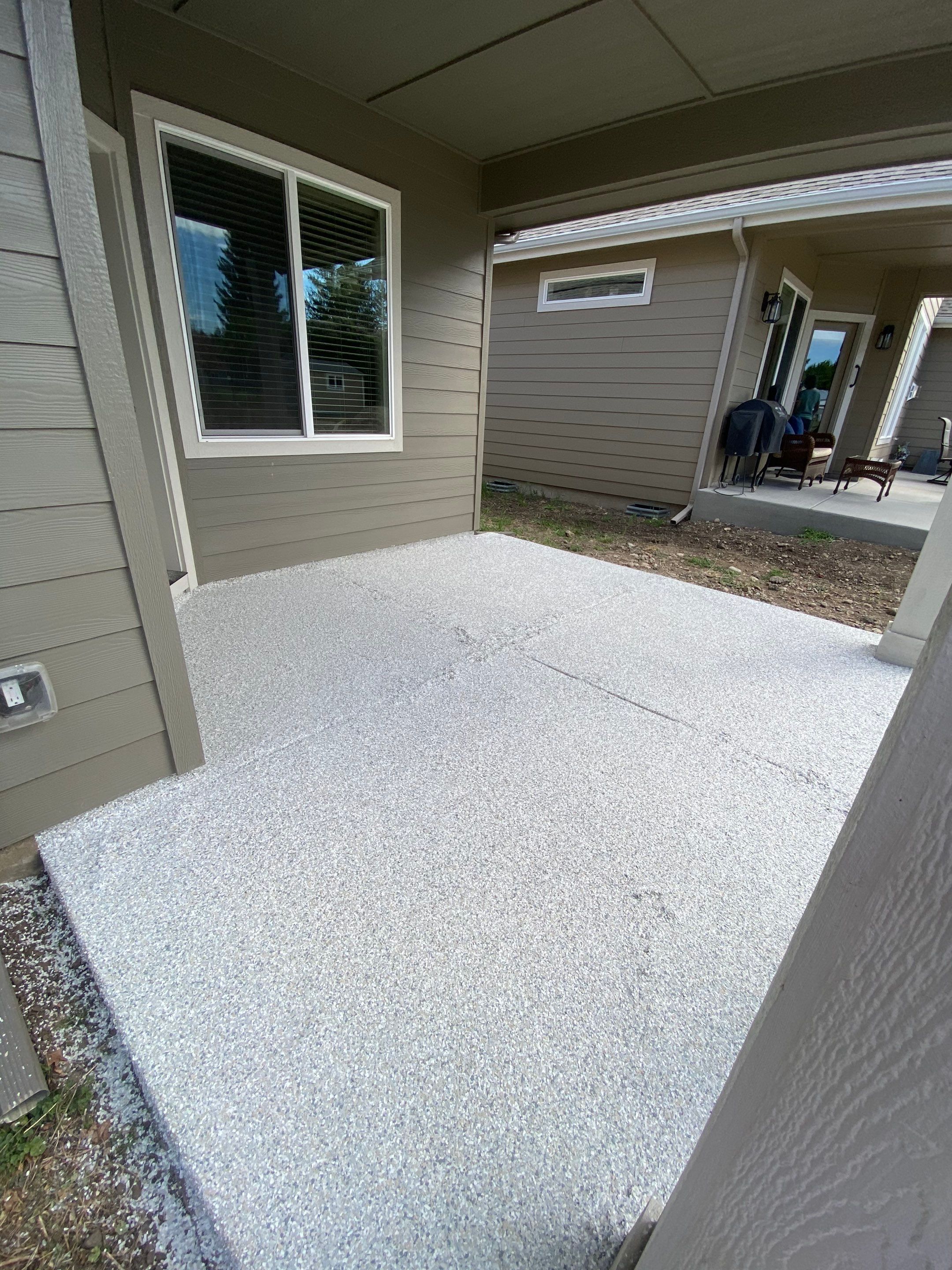 Patio and Walkway using Mt Everest by Croc Coatings, LLC