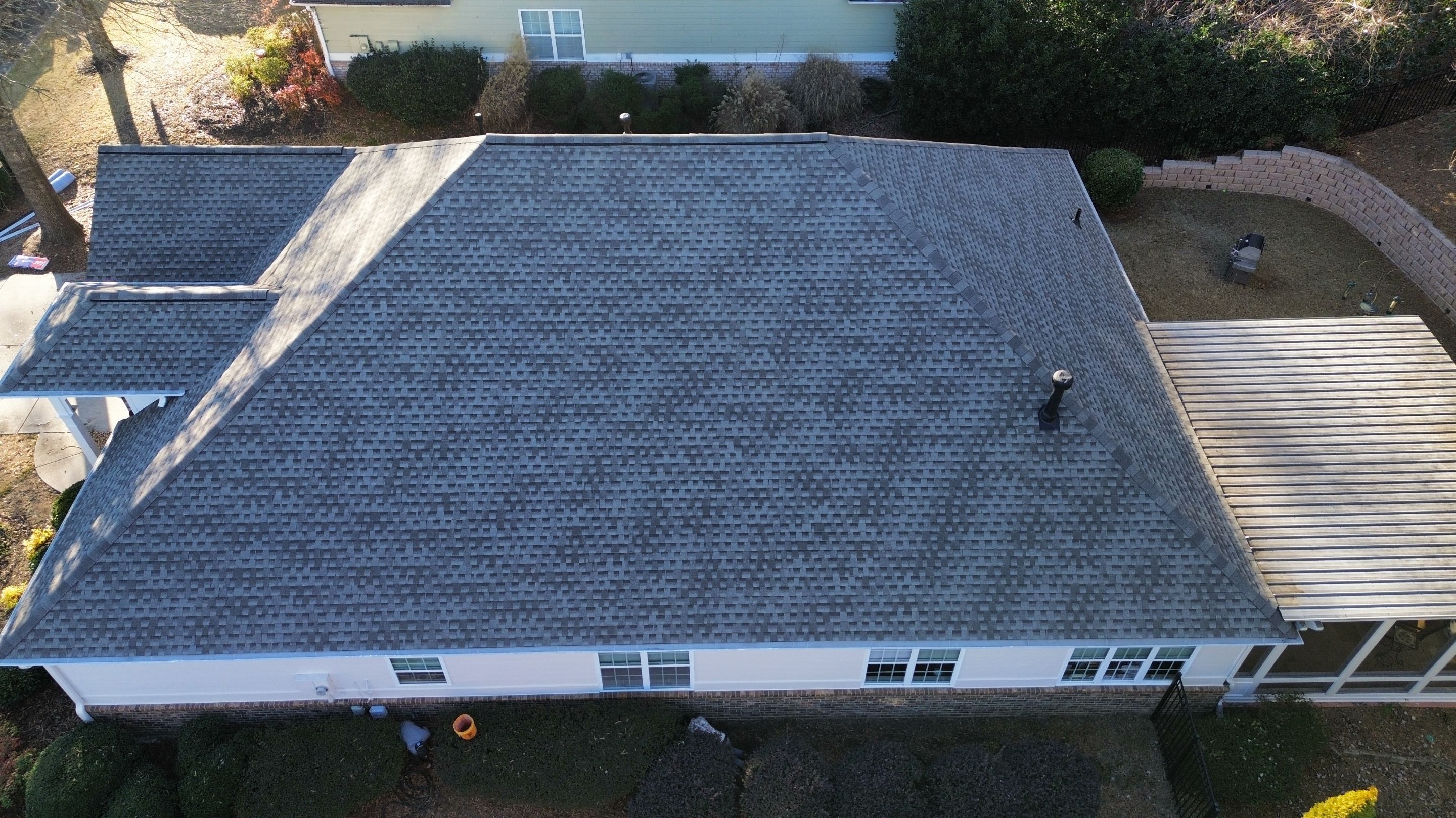 Cumming, GA Roof Replacement GAF Timberline HDZ Weathered Wood by Reset Roofing