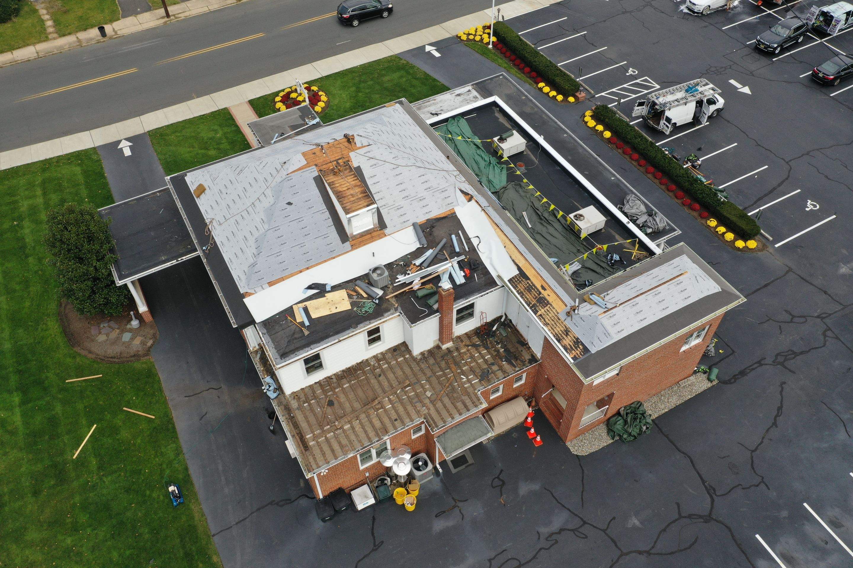 Commercial Roofing Installation using GAF Timberline / GAF TPO by All Site Roofing