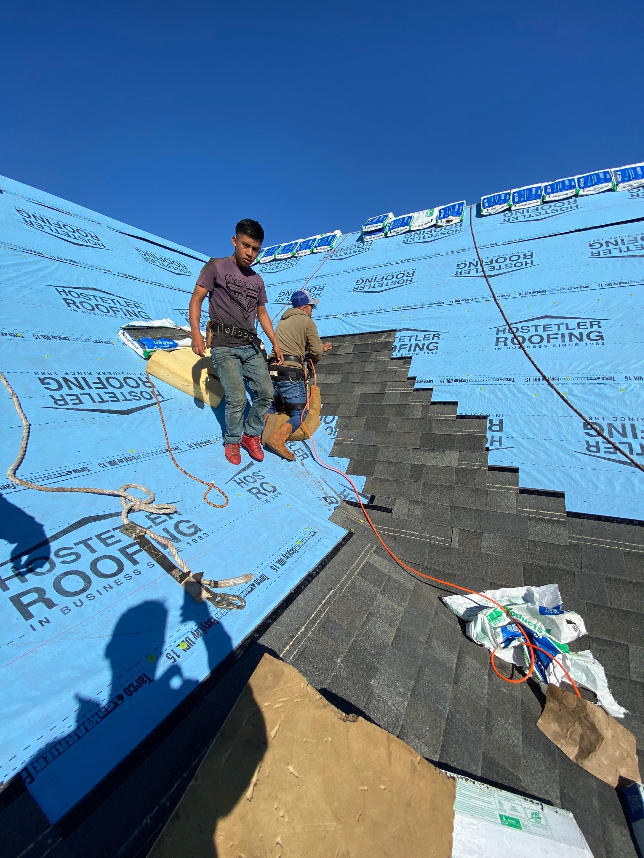 Residential Roofing Repair using Malarkey Vista: Storm Gray by Hostetler Roofing