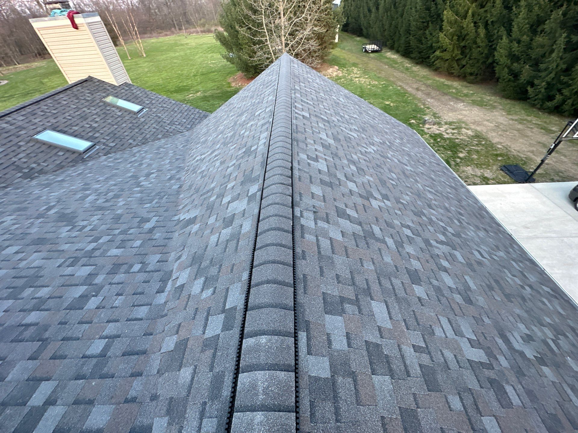 Residential Roofing Installation using Williamsburg Grey Duration Shingles by WIW Enterprises Inc