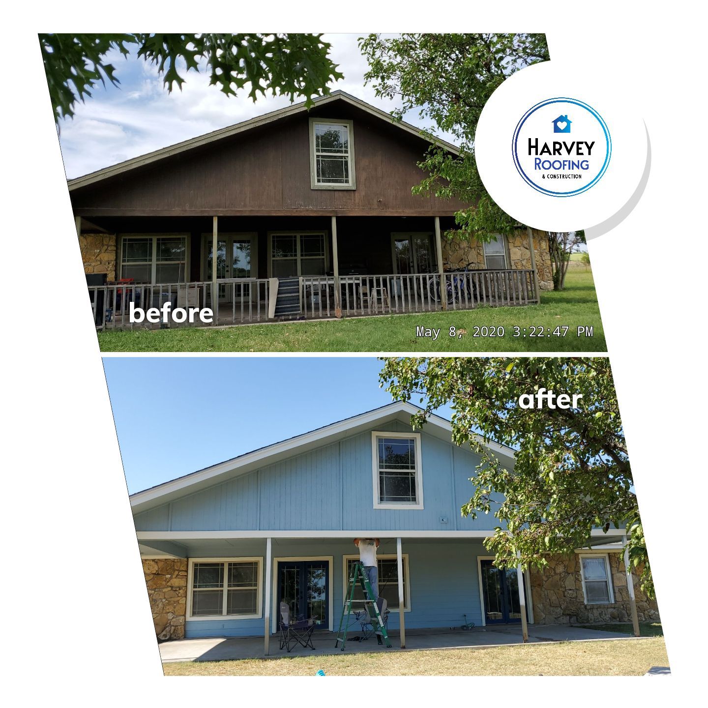 Residential Roofing Installation using ATLAS Pinnacle Pristine Shingles by Harvey Roofing & Construction