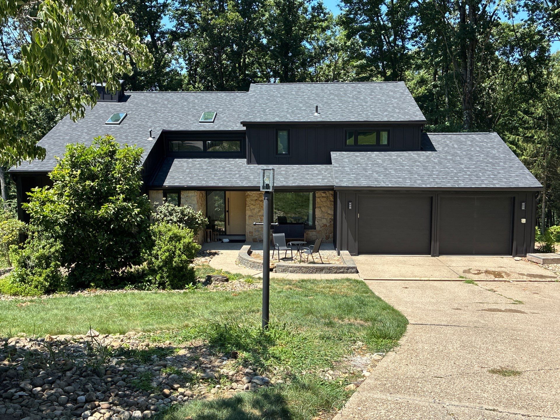 James Hardie Board and Batten Midnight Black Renovation in Wexford by Ideal Siding Pittsburgh