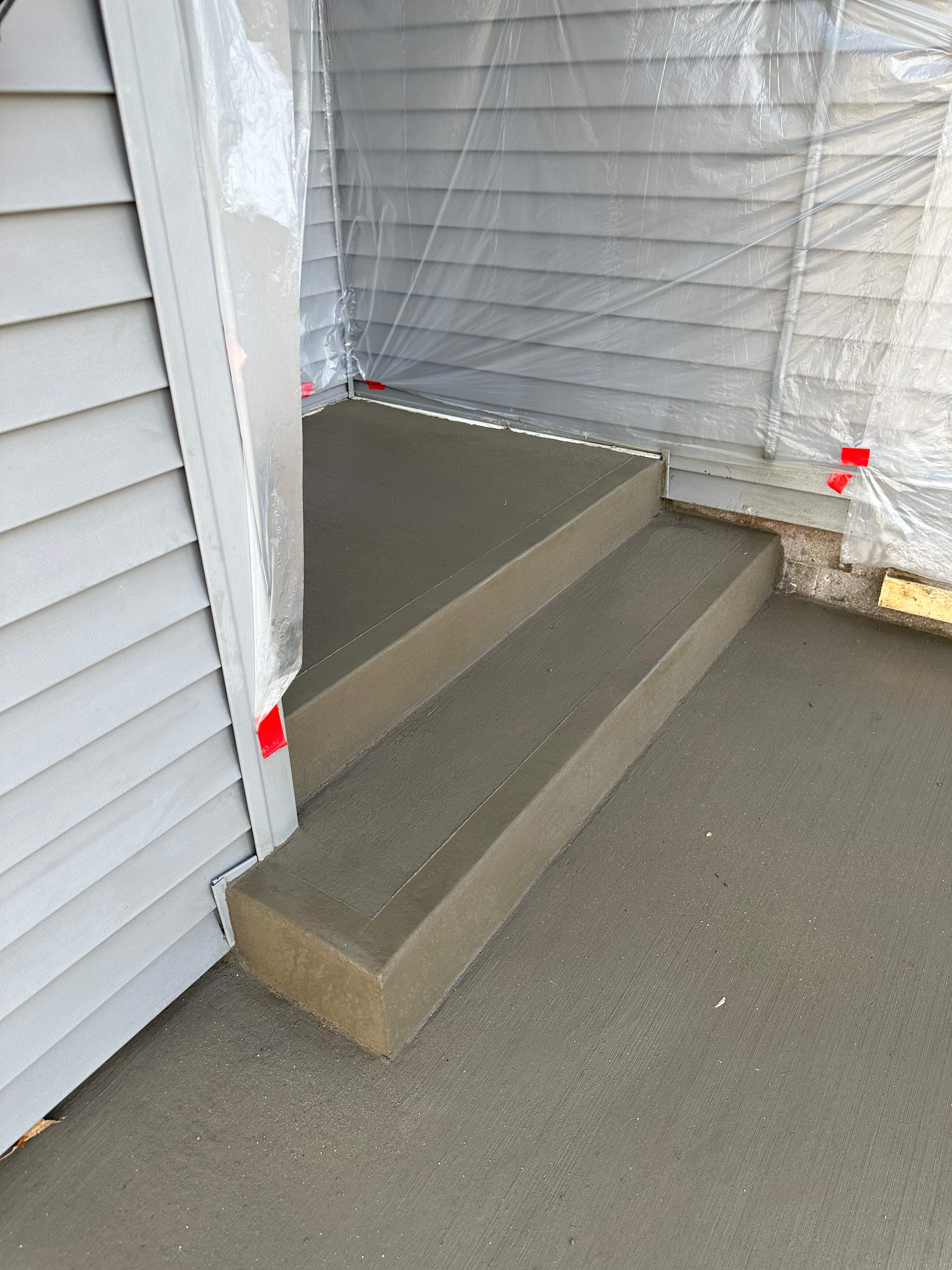 Broom Finish Walkway and Porch  by NG Masonry & Construction LLC