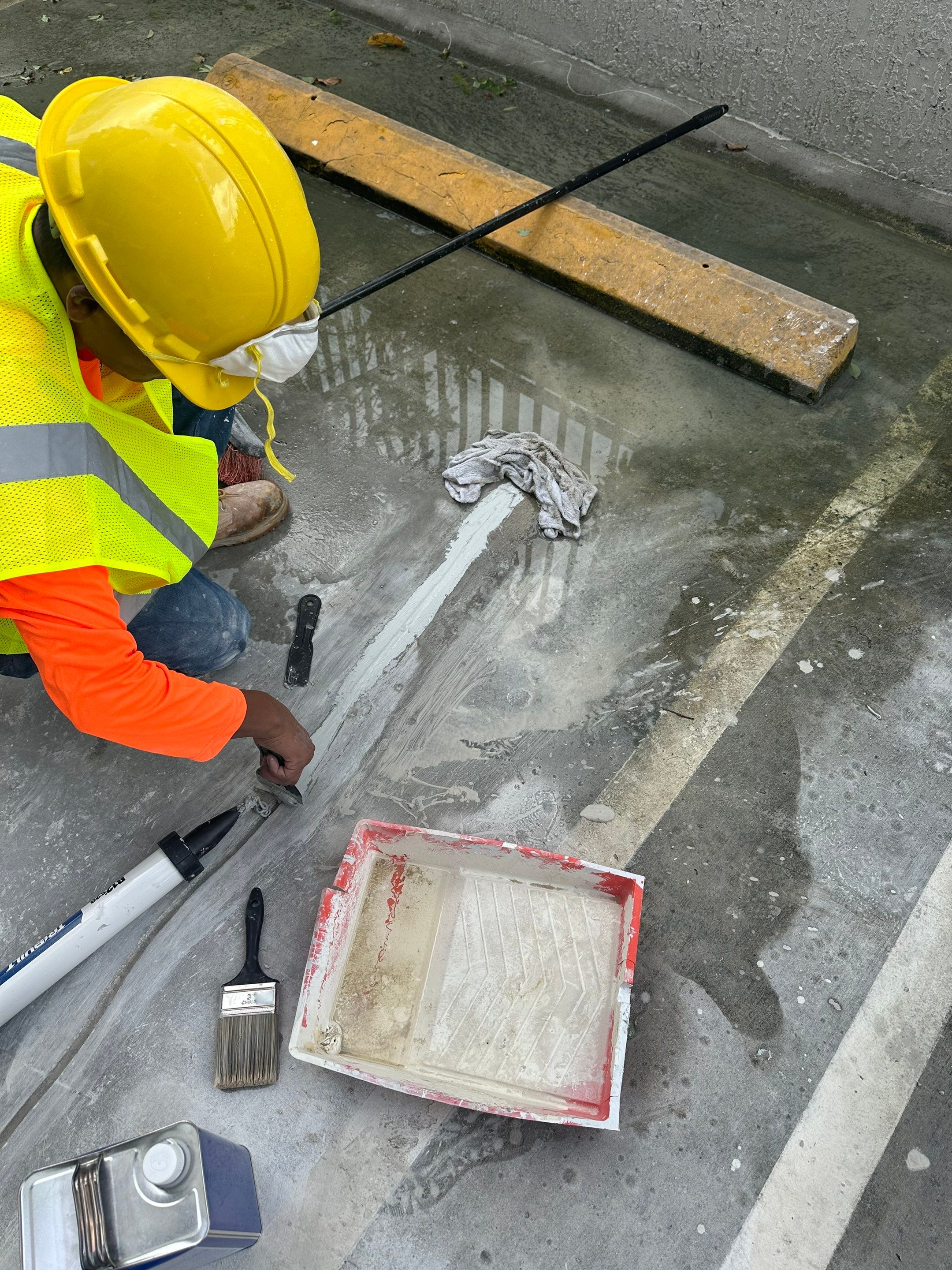 Concrete Restoration using SIKA by The Goat Contractor ( Giampri Corp)