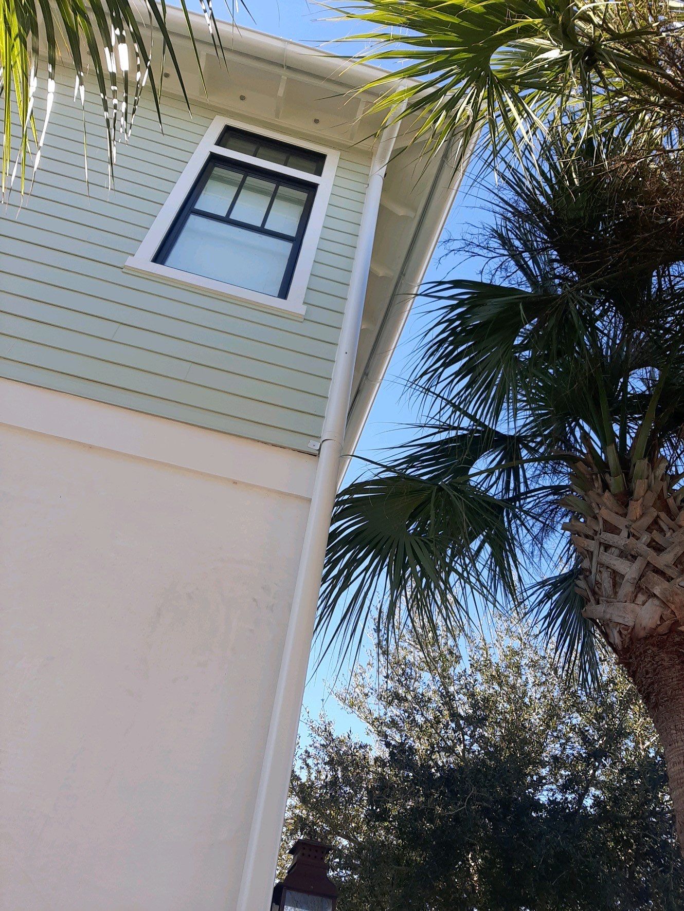 Gutter Installation Using White 6 Inch Seamless Gutters by Gutter Professors