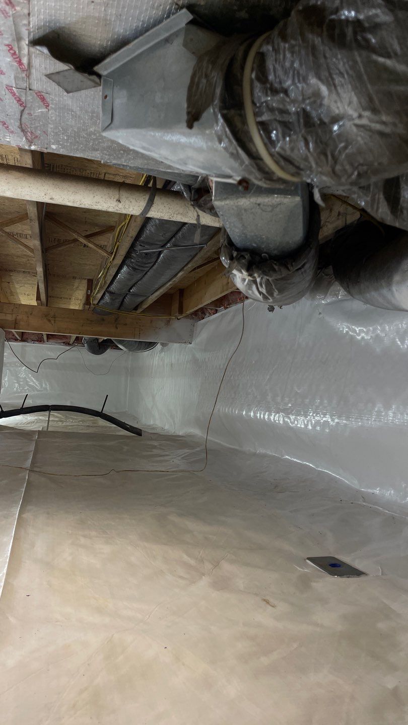Crawl Space Waterproofing & Encapsulation using GrateProducts by Toledo Basement Repair