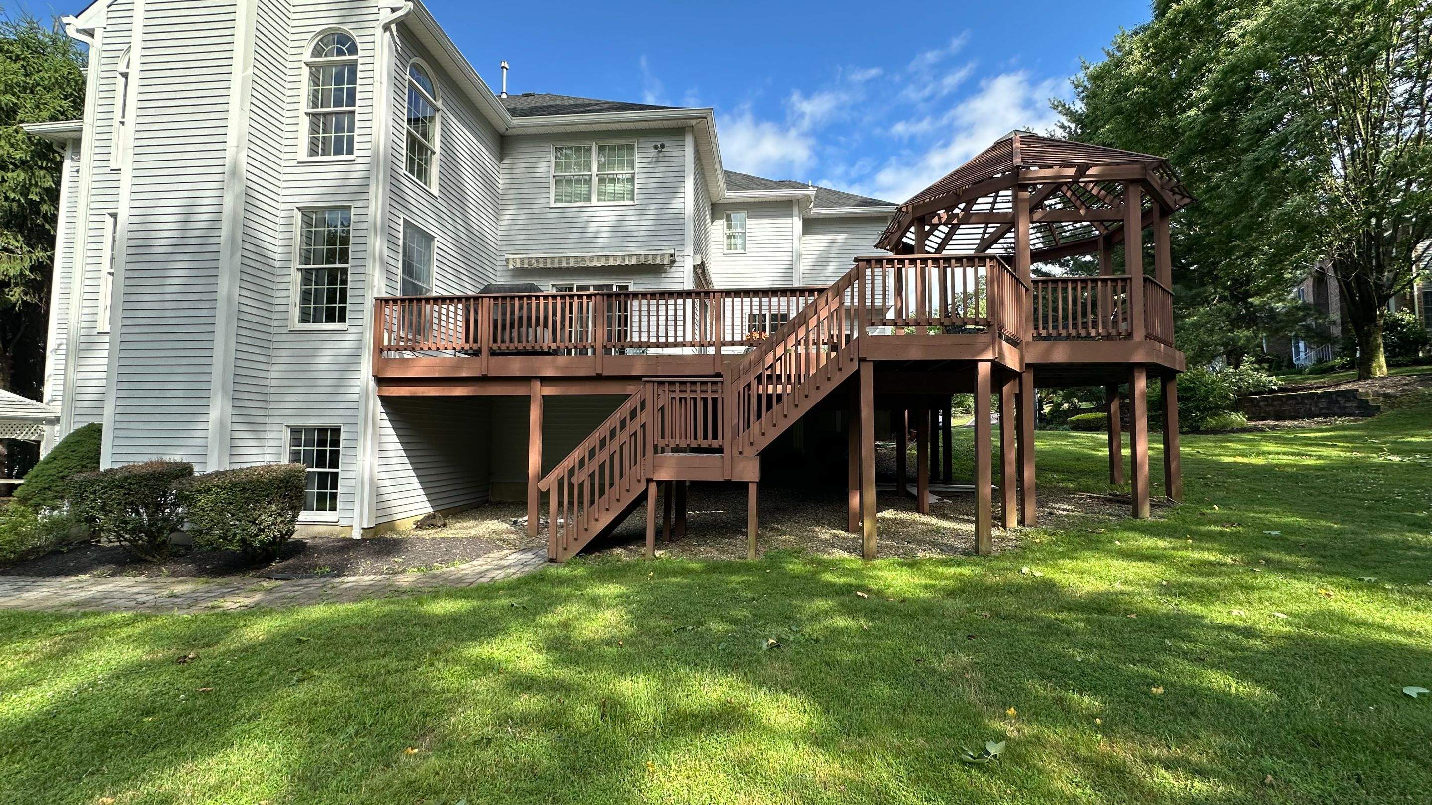 Deck Resurface with Gazebo by deck guardian