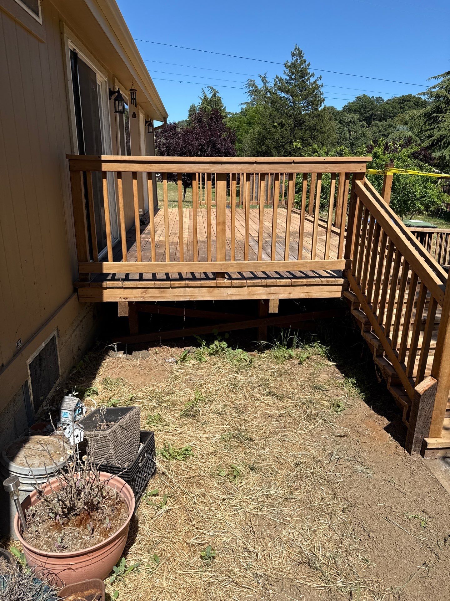 New Shade Cover for existing Porch by JRS Construction