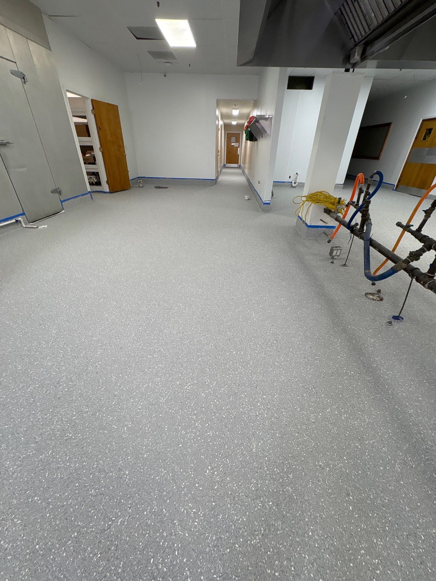 Commercial Kitchen Floor Remodel at Elks, Winchester, VA by Tailored Concrete Coatings