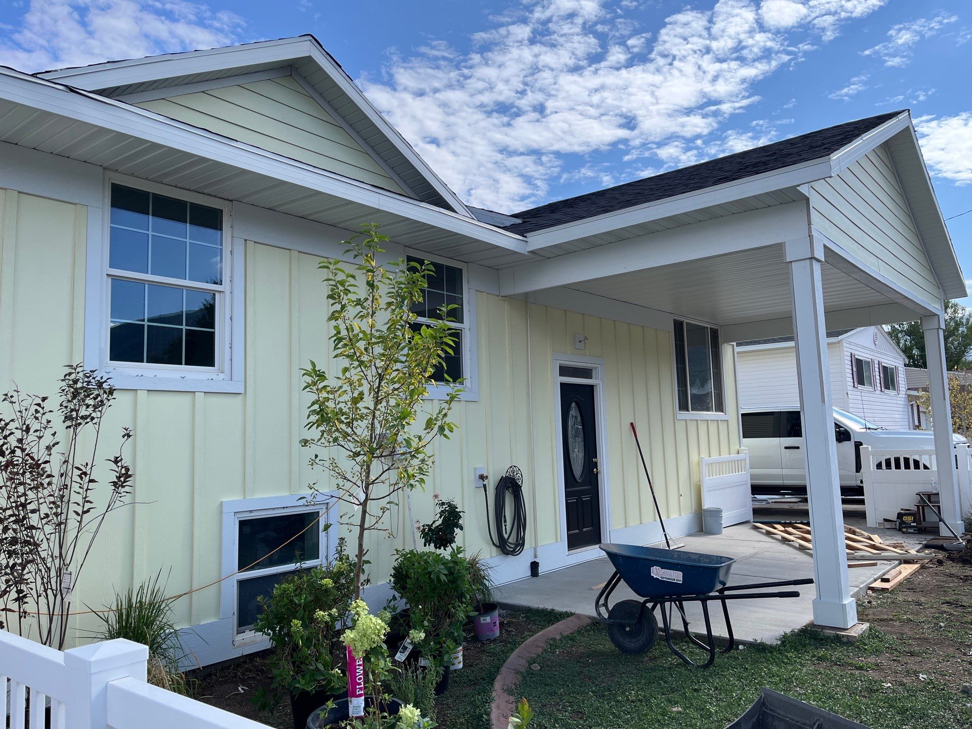 Tooele | Custom Color-Matched Vinyl & Hardie Upgrade | Colonial Yellow by Ideal Siding Utah