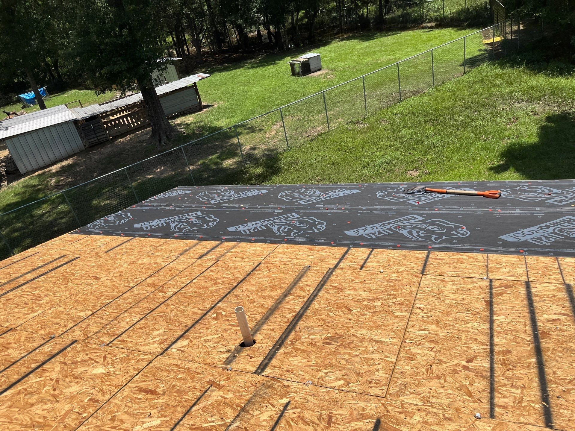 Residential Roofing Installation using Owen's Corning Duration (Lifetime) Shingles by Roof Repair Company