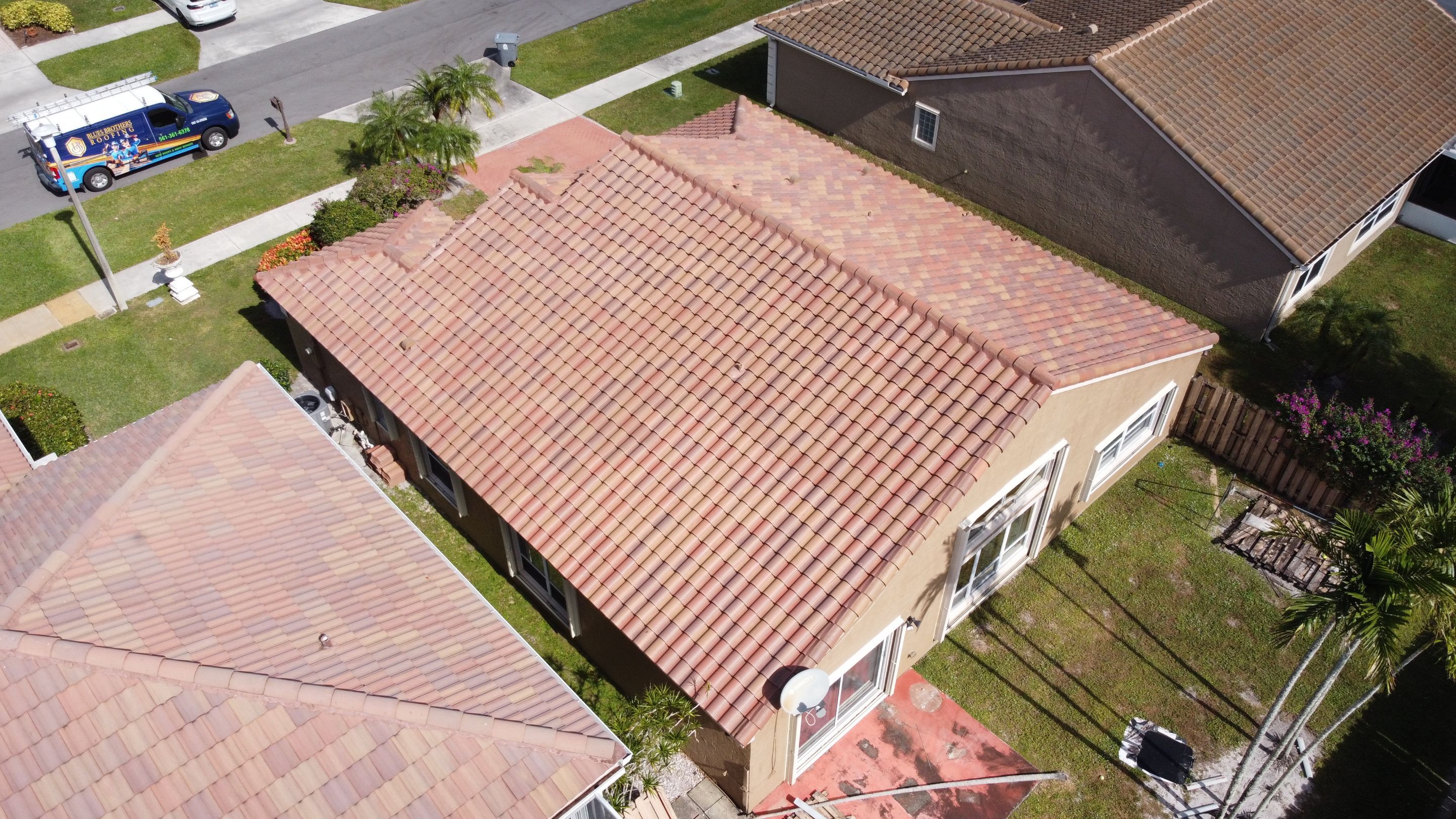 Residential Roofing Installation using Eagle Roofing Tile by BLUES BROTHERS ROOFING