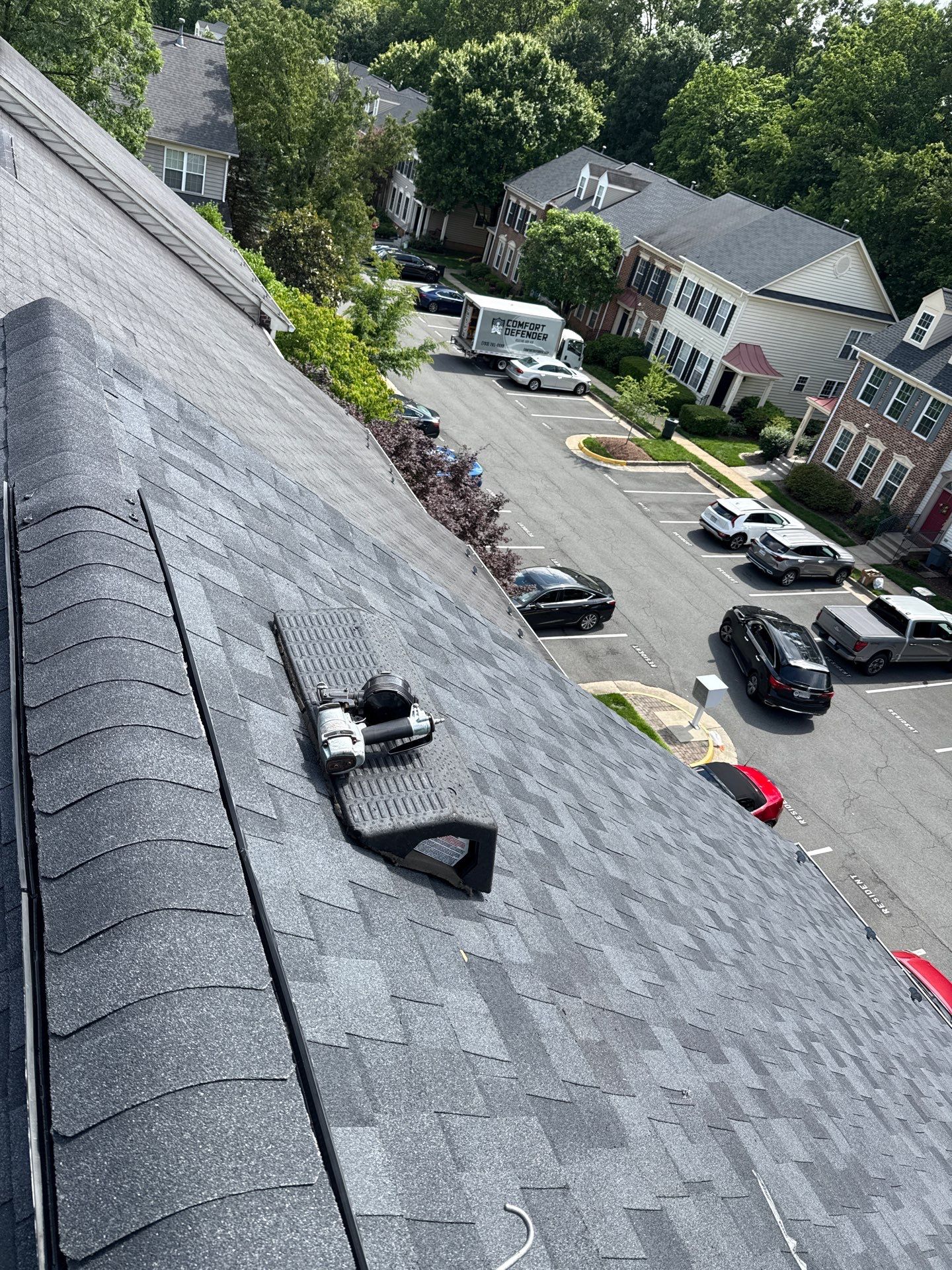 Reston Roof Replacement with CertainTeed Landmark PRO in Max Def Moire Black by RM Banning, Inc.