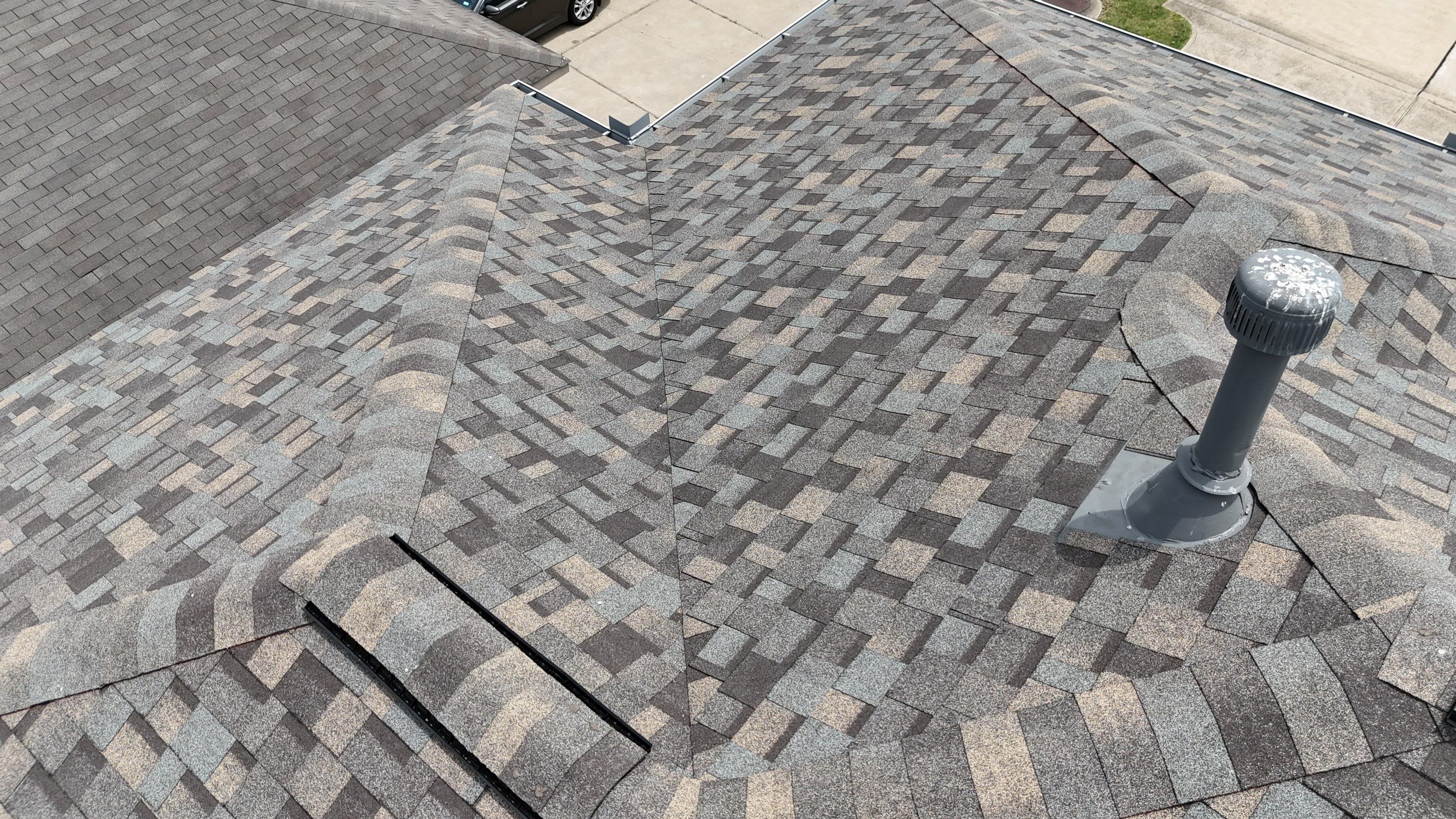 Residential Roofing Installation using IKO Dynasty by Core Four Roofing